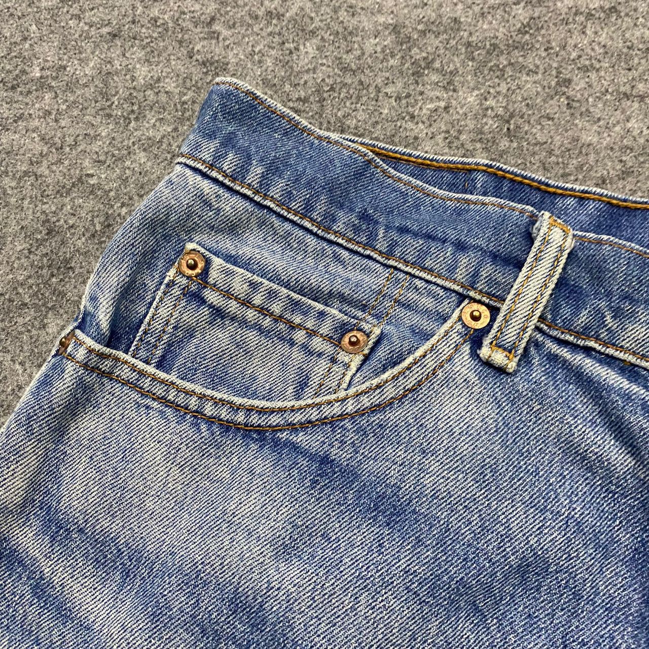 Levi's 💥Vintage 90s Levis Distressed Denim Kurt Cobain Style Size US 34 / EU 50 - 14 Thumbnail