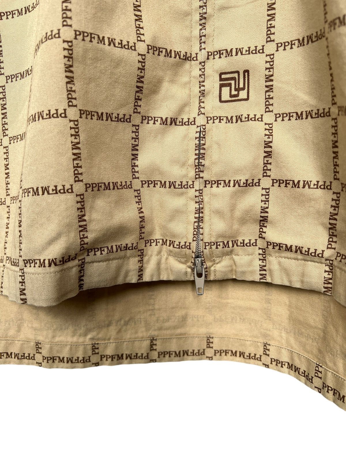 Beauty Beast × Japanese Brand × PPFM Vintage PPFM Monogram Logo Zipper Tech Shirt Size US M / EU 48-50 / 2 - 4 Thumbnail