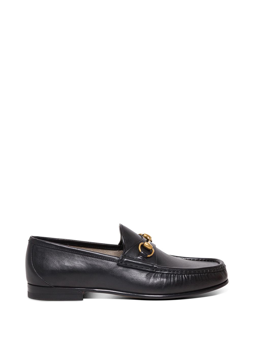 Gucci Black Loafers with Horsebit Detail in Leather for Men Size US 10 / EU 43 - 1 Thumbnail