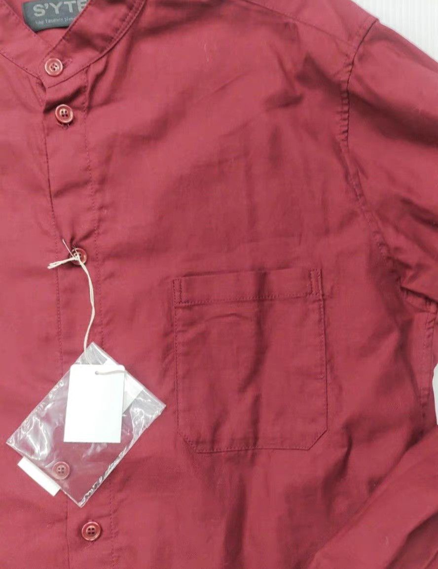 Yohji Yamamoto yohji yamamoto Red Stand Collar Shirt K11 Size US L / EU 52-54 / 3 - 3 Thumbnail