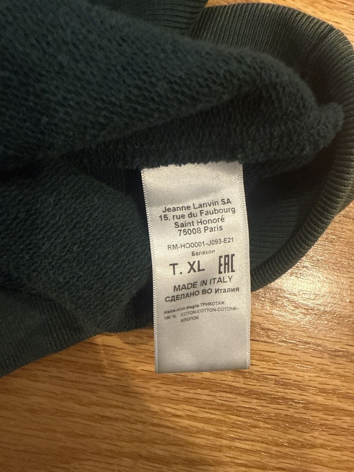 Gallery Dept. × Lanvin Lanvin x Gallery Dept. Graphic Print Hoodie XL Size US XL / EU 56 / 4 - 4 Thumbnail