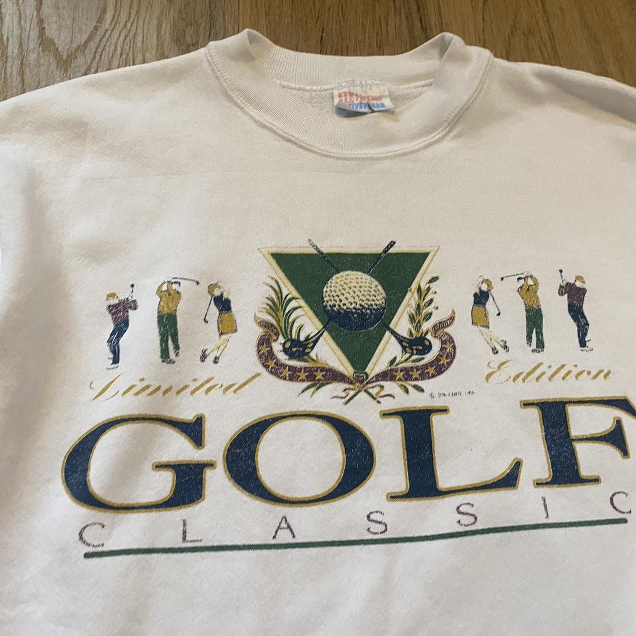 Hanes 1994 Vintage Hanes white golf crewneck sweatshirt Size US S / EU 44-46 / 1 - 2 Thumbnail
