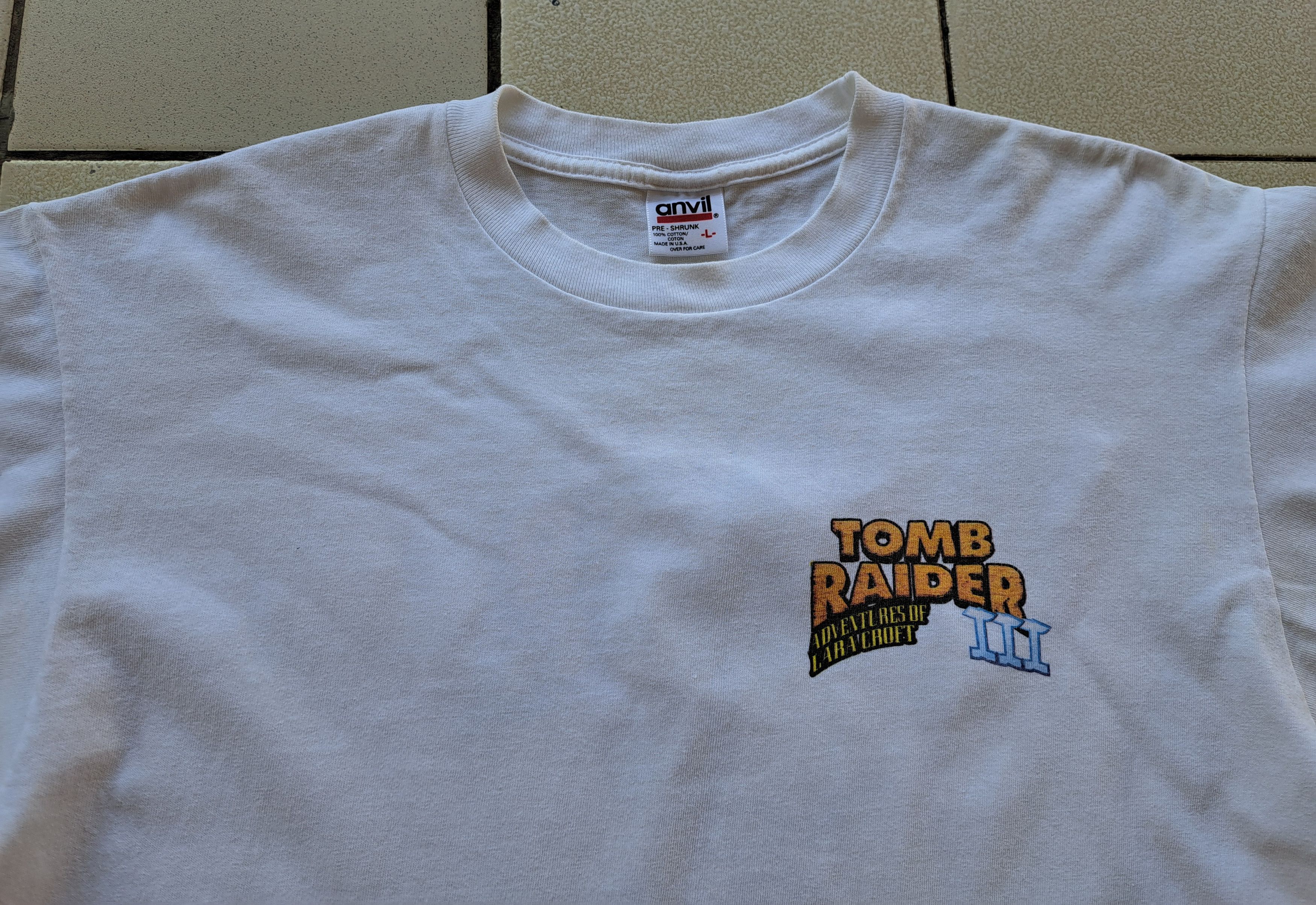 Vintage Vintage Tomb Raider 3 Lara Croft T-Shirt Size US L / EU 52-54 / 3 - 2 Thumbnail