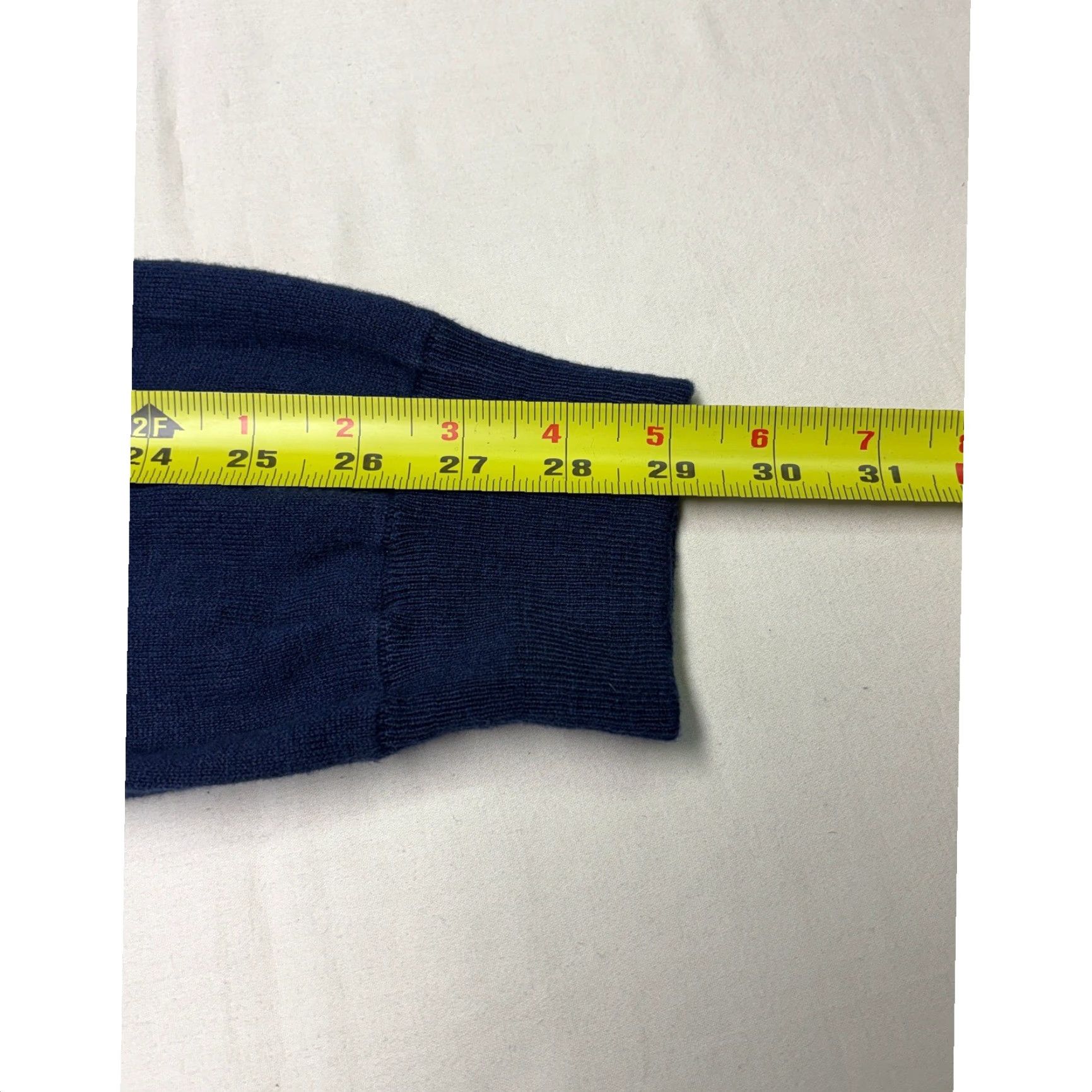Vintage NWT Graham Luxe Sweater 1/4 Zip Blue Depths XL Cotton Rayon Silk Size US XL / EU 56 / 4 - 8 Thumbnail