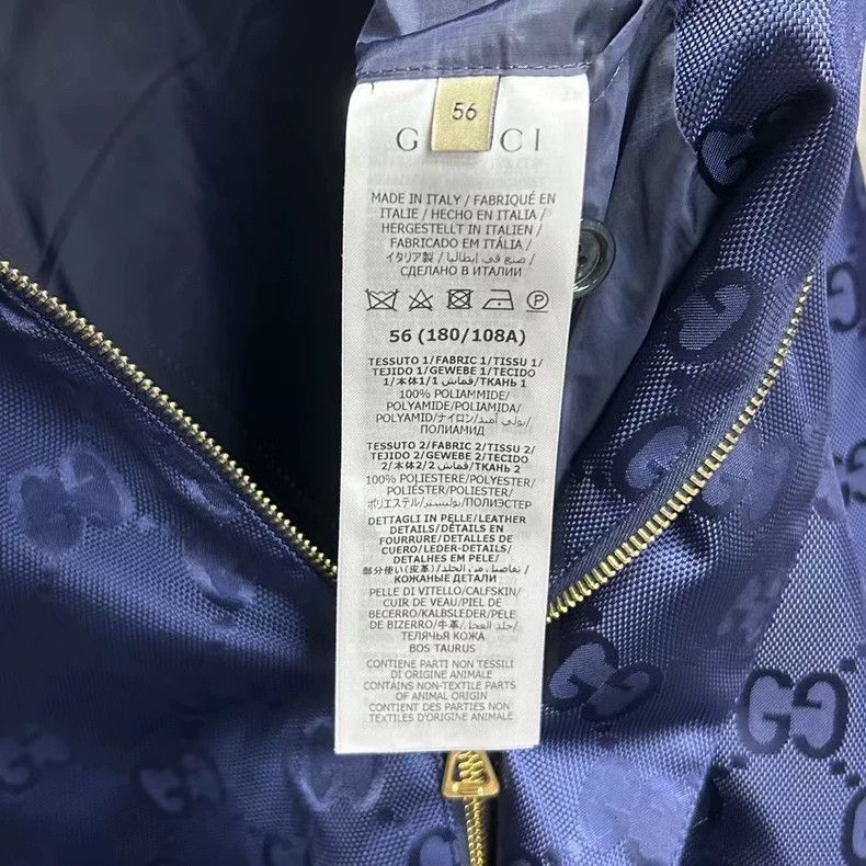 Gucci Gucci The latest dark blue full-print pattern logo windbrea Size US XL / EU 56 / 4 - 4 Thumbnail