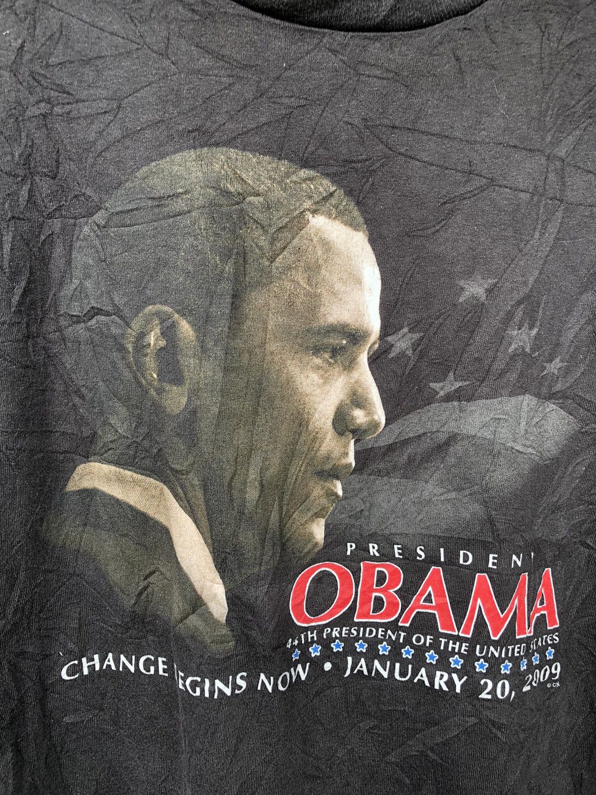 Vintage 🔥Vintage Y2K🔥President Obama Photo Tee Size US XL / EU 56 / 4 - 3 Thumbnail