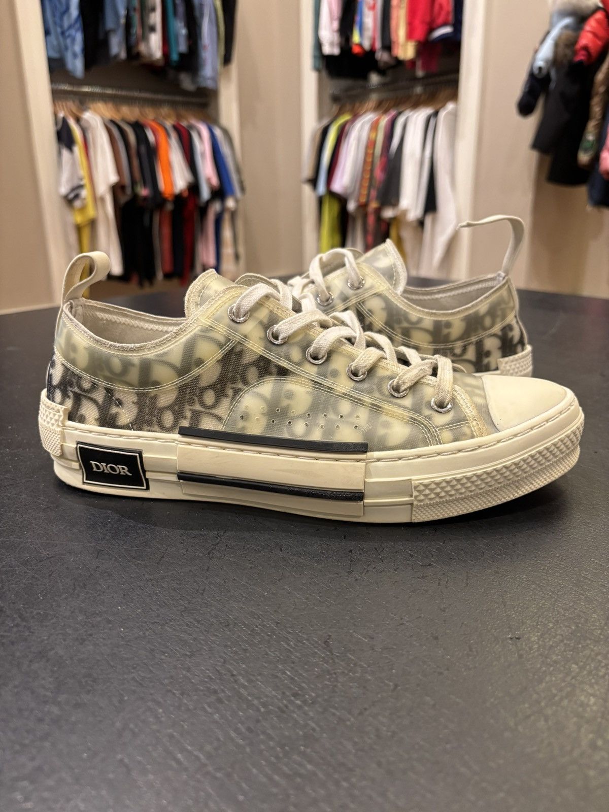 Dior Dior B23 Low Top Oblique Size US 7 / EU 40 - 1 Thumbnail