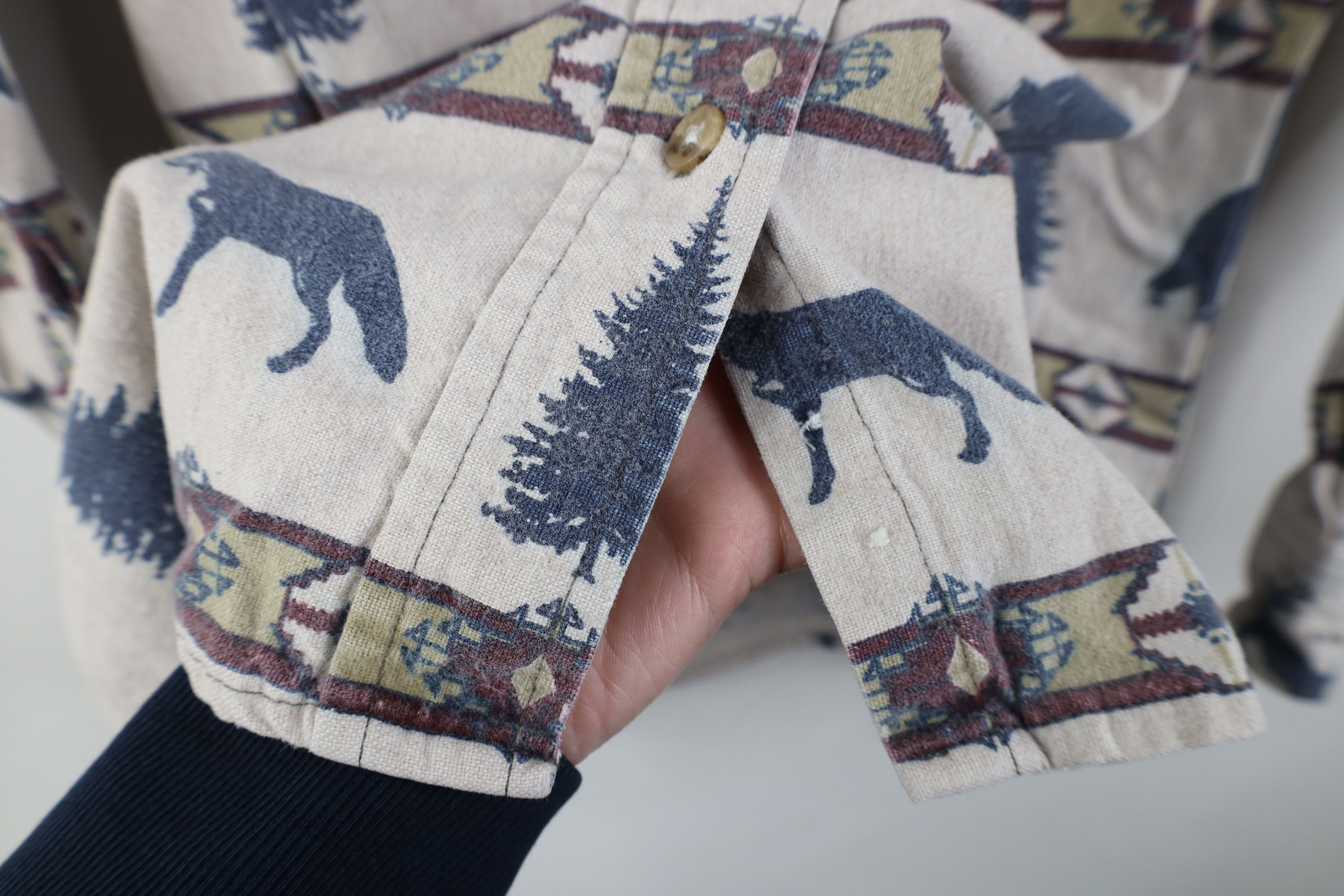 Cabelas Vintage 90s Cabelas Southwestern Animal Chamois Cloth Shirt Size M / US 6-8 / IT 42-44 - 4 Thumbnail