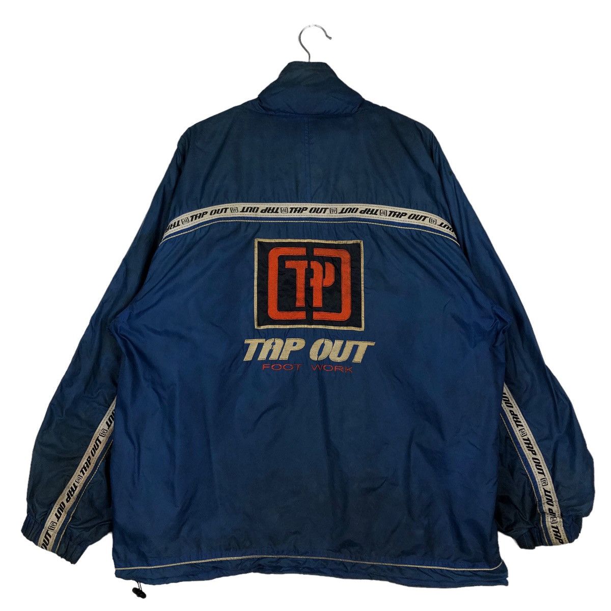 Hysteric Glamour 🔥Vintage Windbreaker Tap Out Striped Big Logo Spell Out Size US M / EU 48-50 / 2 - 7 Thumbnail