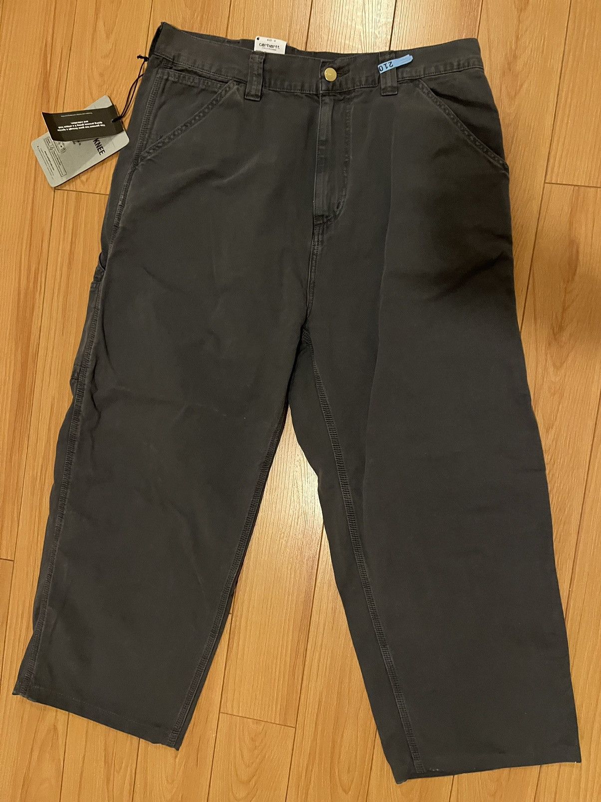 Carhartt Wip Carhartt WIP Brand New Dark Grey Pant Size US 34 / EU 50 - 2 Thumbnail