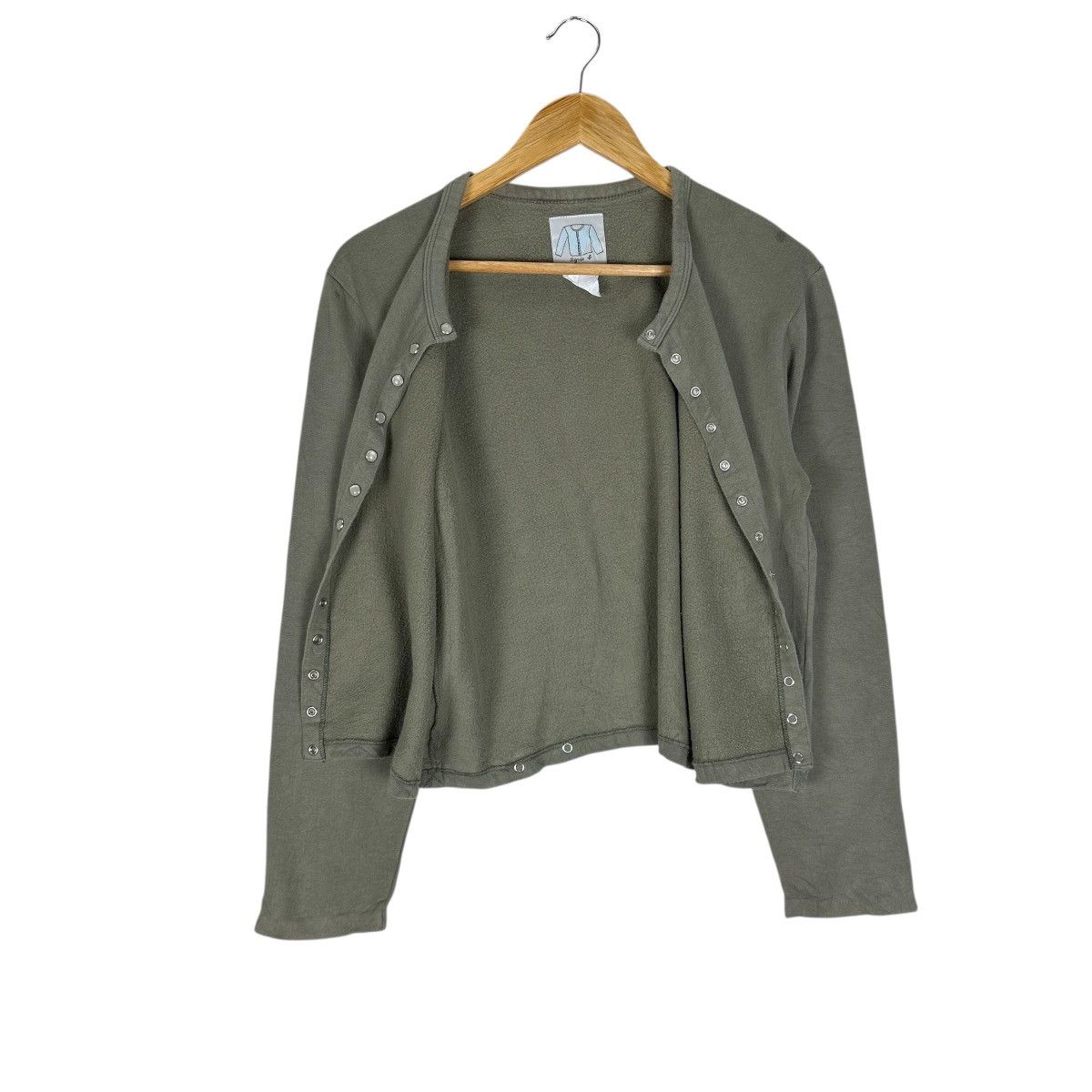 agnes b. AGNES B FRANCE SNAP BUTTON CARDIGAN Size S / US 4 / IT 40 - 7 Thumbnail