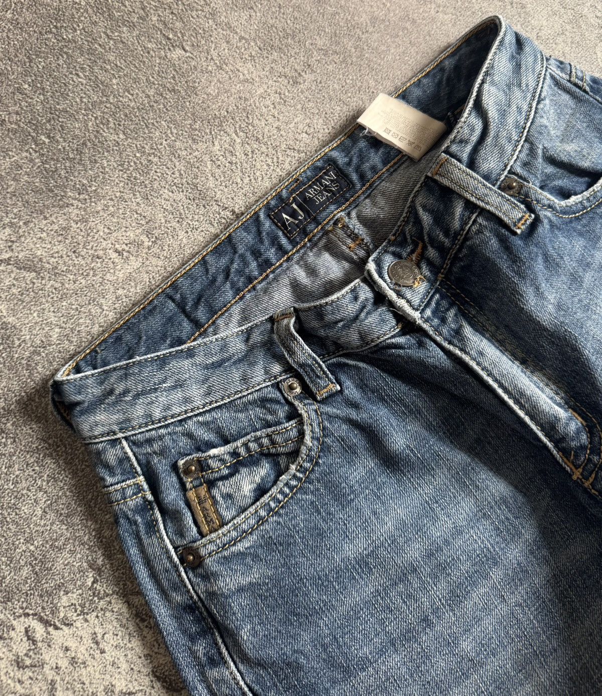 Armani Armani Jeans 26size wmns denim flared pants jeans trousers Size 26" / US 2 / IT 38 - 12 Thumbnail