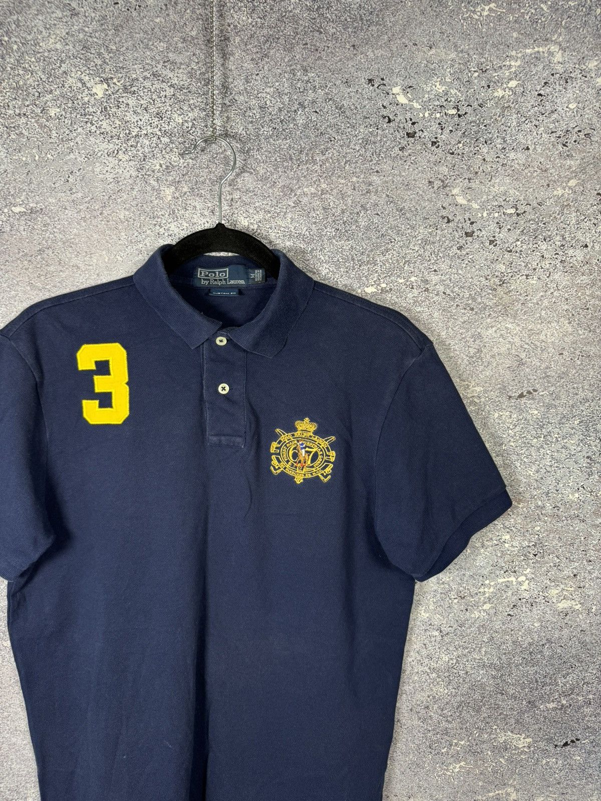 Polo Ralph Lauren × Vintage Polo Ralph Lauren Mens Equestrian Horse Crest Polo Rugby #3 Size US M / EU 48-50 / 2 - 2 Thumbnail
