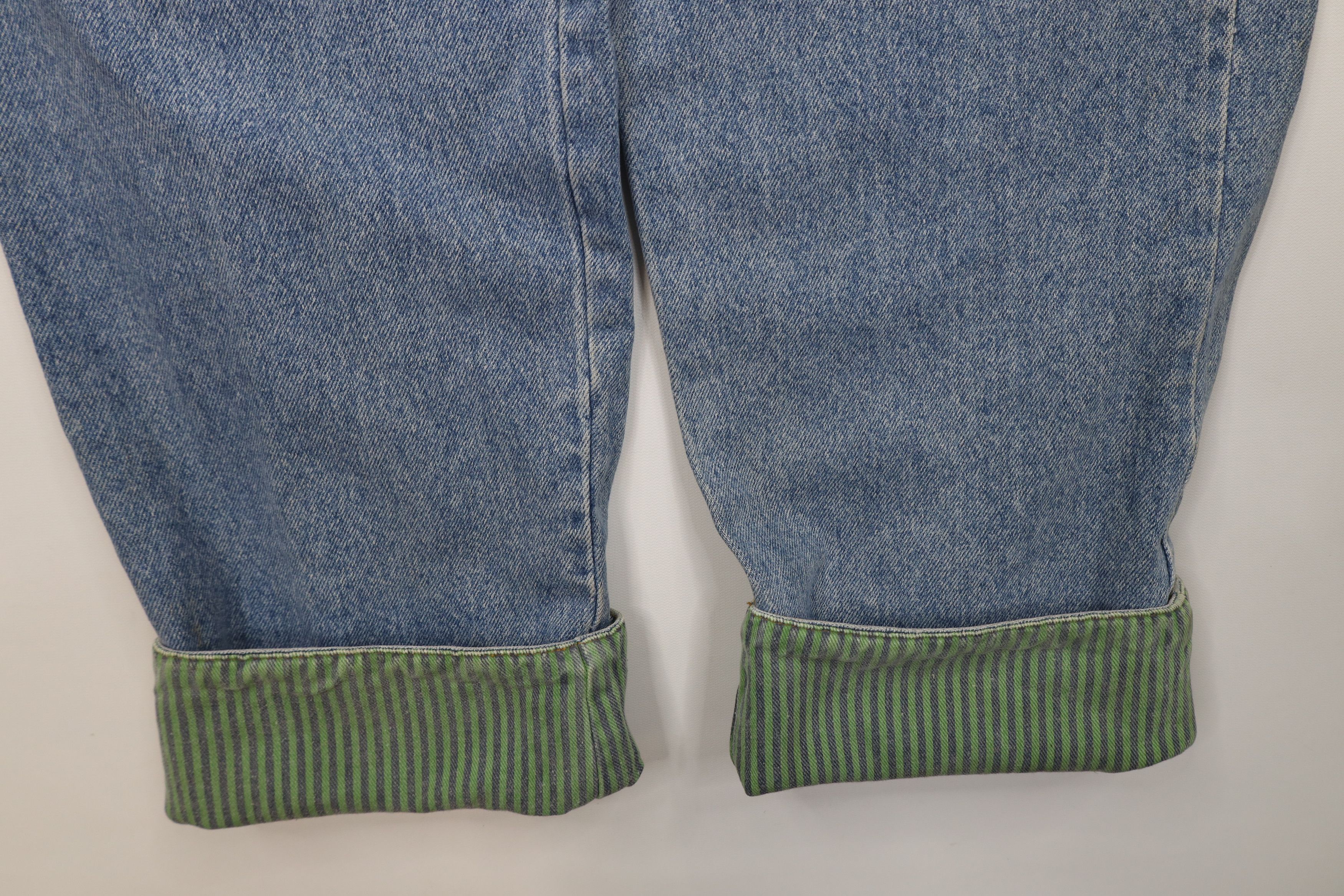 Vintage Deadstock Vintage 90s Streetwear Cuff Patch Skateboard Jeans Size US 33 - 6 Thumbnail