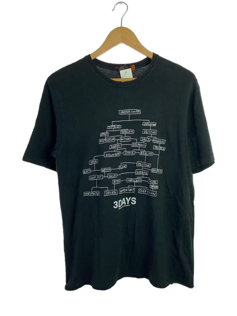 image of Undercover Flow Chart Tee in Black, Men's (Size Medium)