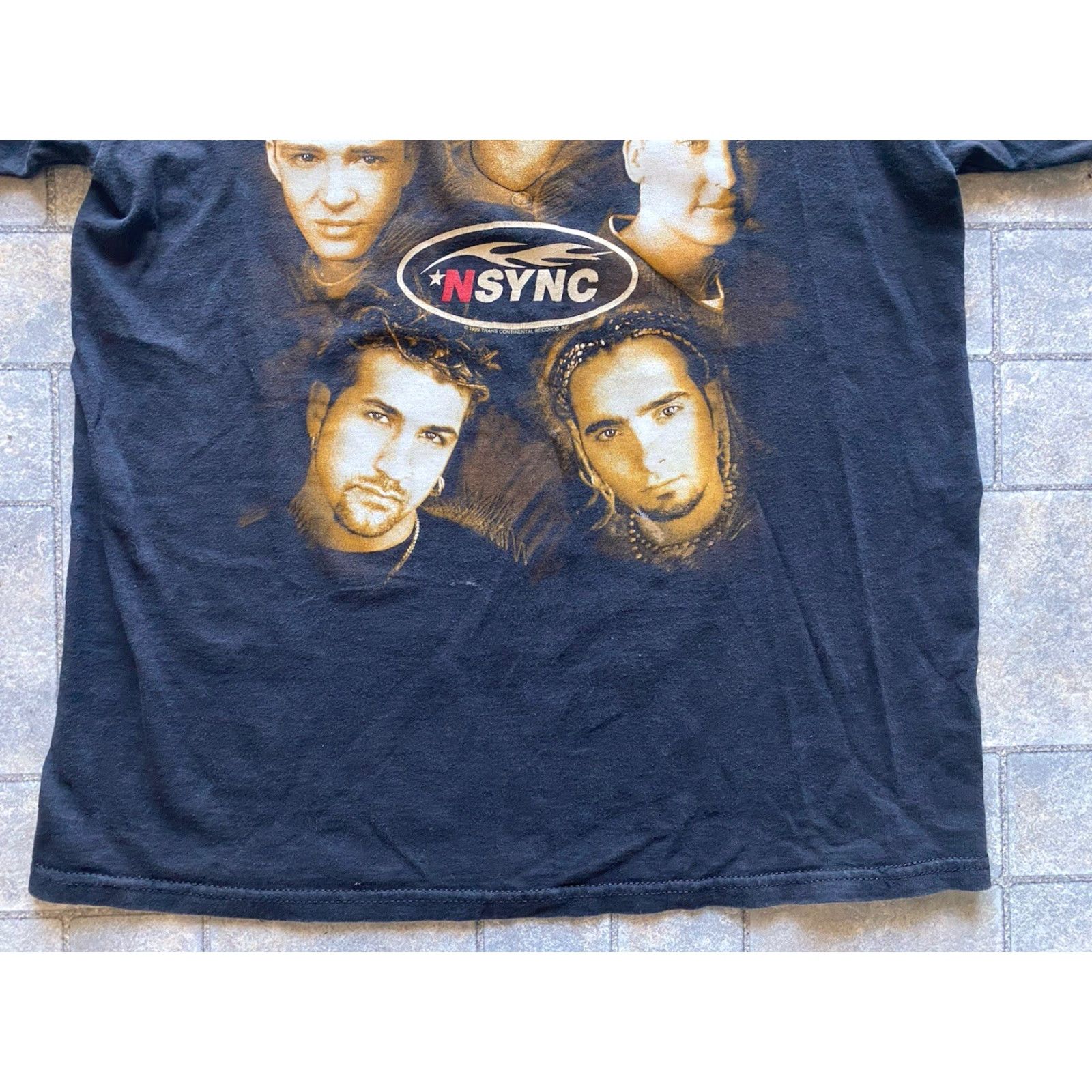 Tultex VINTAGE NSYNC Tultex T-Shirt Men’s Size M Black 90s Band Music Shirt Mens Size US M / EU 48-50 / 2 - 2 Thumbnail