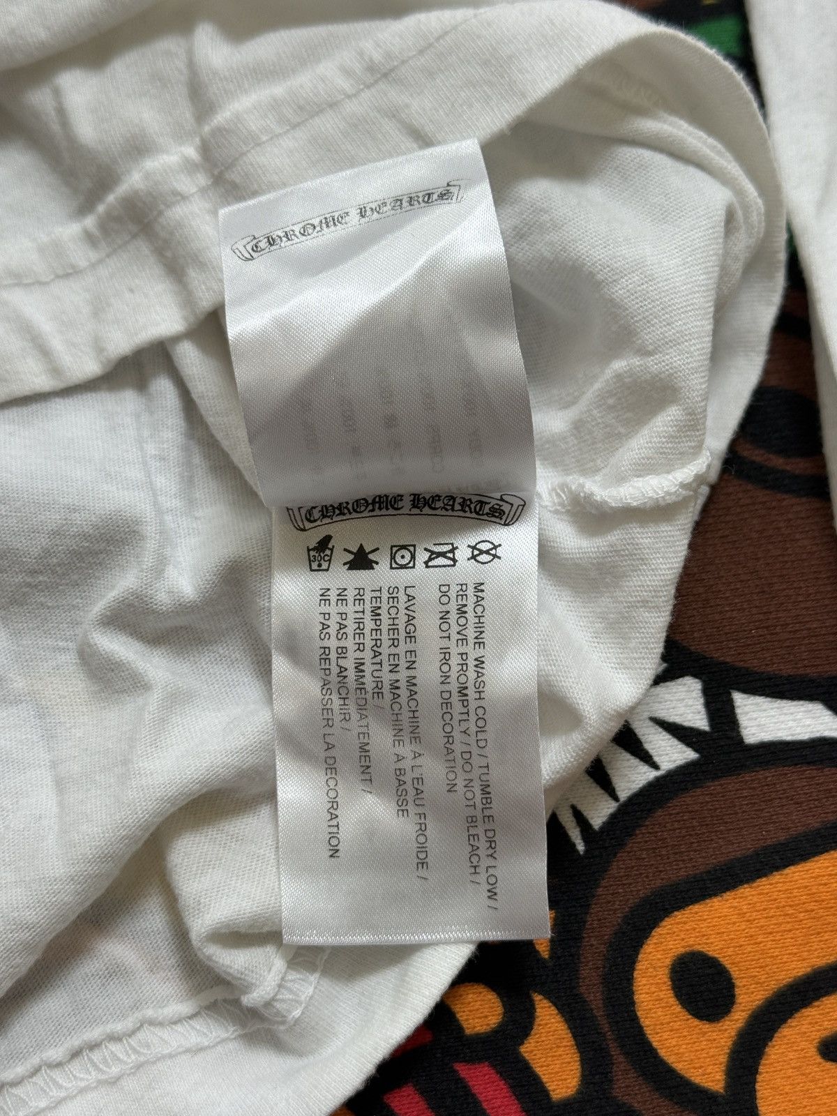 Chrome Hearts Chrome Hearts White Script Logo Long Sleeve Tee Size US L / EU 52-54 / 3 - 8 Thumbnail
