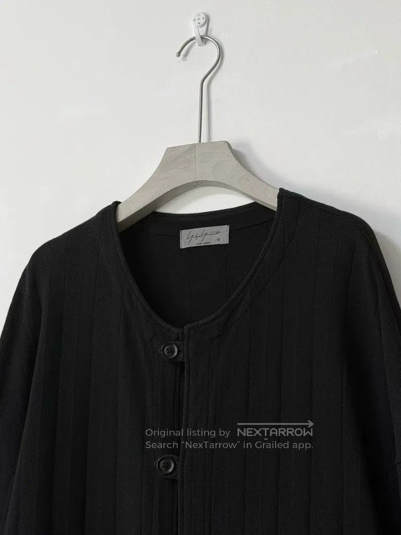 Yohji Yamamoto Yohji Yamamoto Collarless striped trench coat| Size US L / EU 52-54 / 3 - 4 Thumbnail