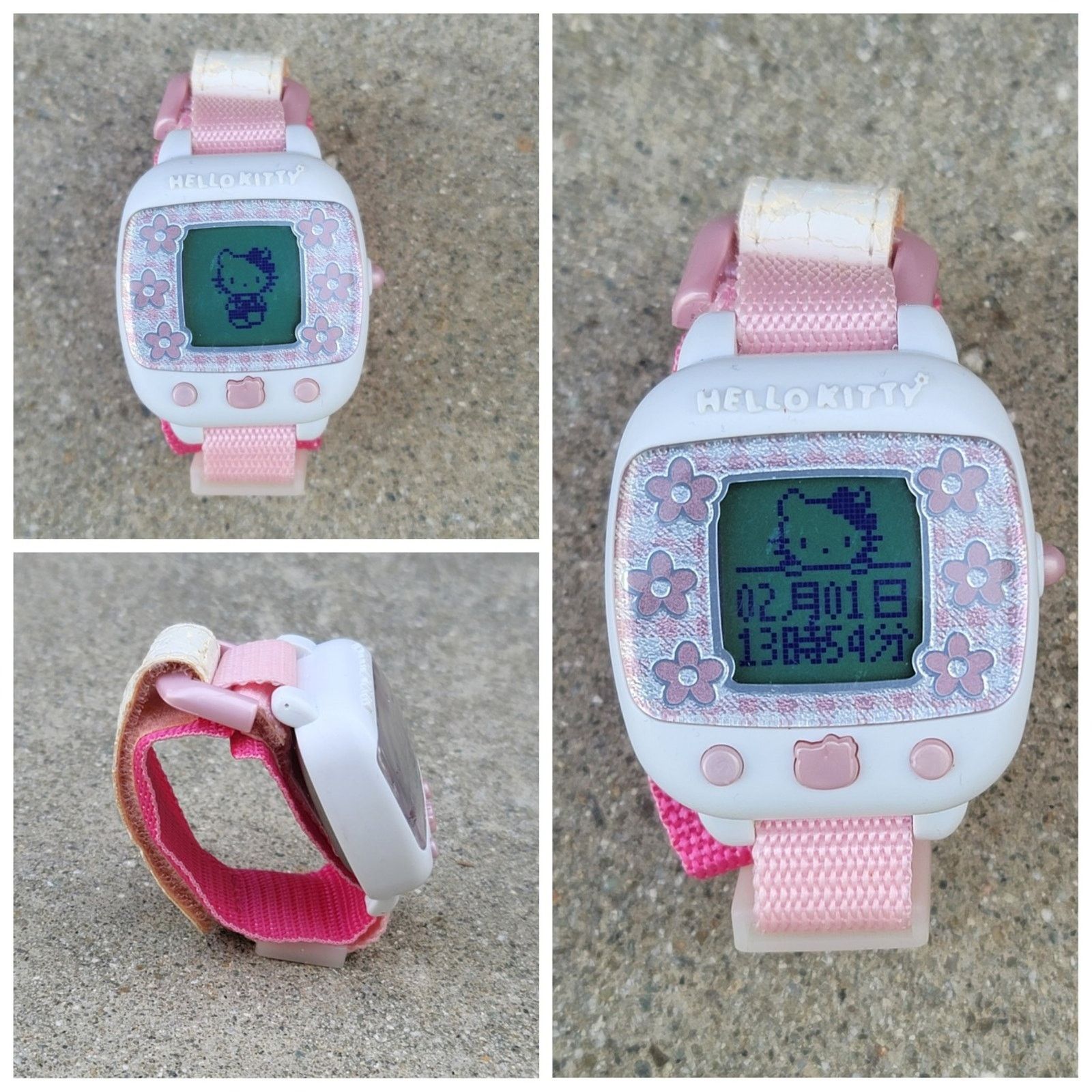 The Unbranded Brand Vtg Hello Kitty Sanrio Bandai Rispal Rare Game Watch Size ONE SIZE - 1 Thumbnail