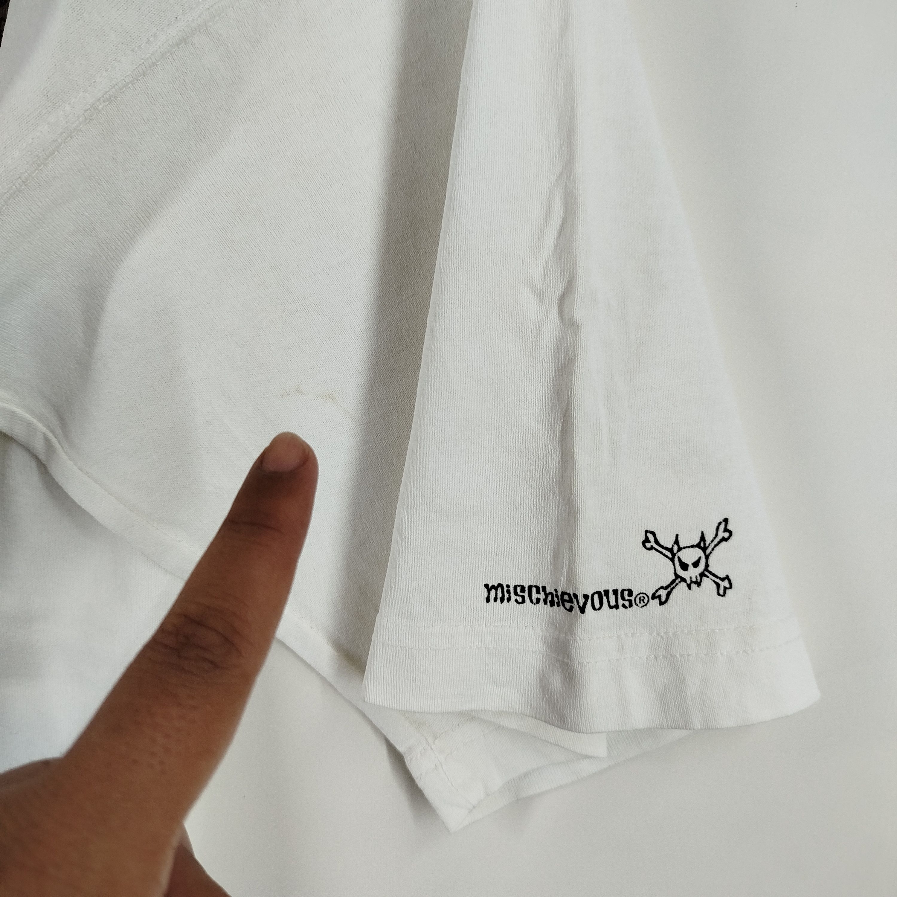 Designer × Japanese Brand Vintage Mischievous Blue Rabbit Big Logo Cool Design Y2K Size US L / EU 52-54 / 3 - 4 Thumbnail