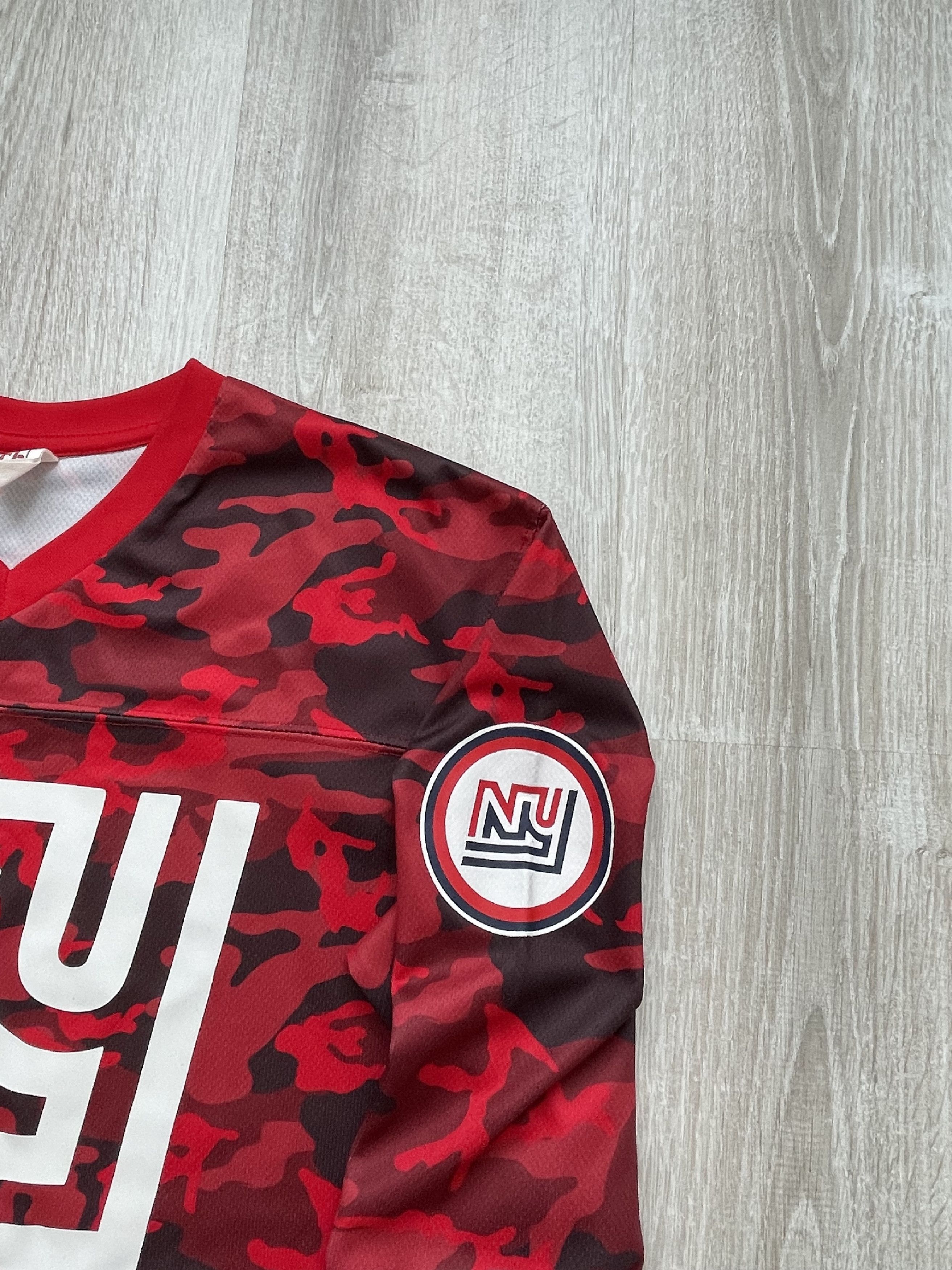 NFL NFL New York Long Sleeve Red Camo Jersey Size US M / EU 48-50 / 2 - 5 Thumbnail