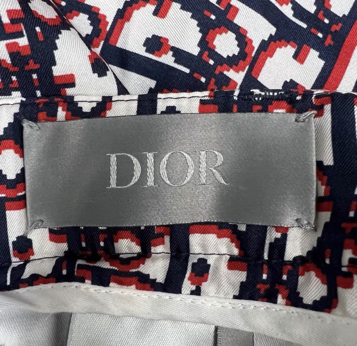 Dior Dior Classic Oblique Full Logo Silk Shorts K12 Size 32" / US 10 / IT 46 - 3 Thumbnail
