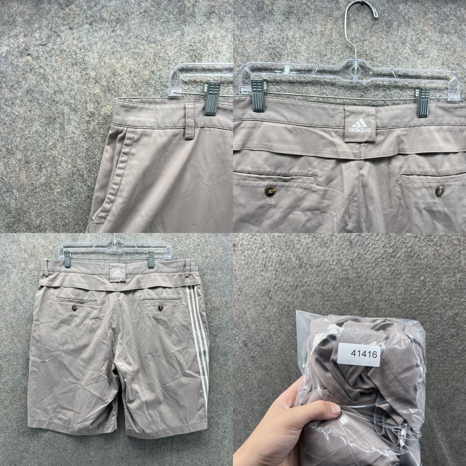 Adidas Adidas Shorts Mens 38 Gray Clima Golf Chino Microfiber Casual 10 Inseam Size US 38 / EU 54 - 8 Thumbnail