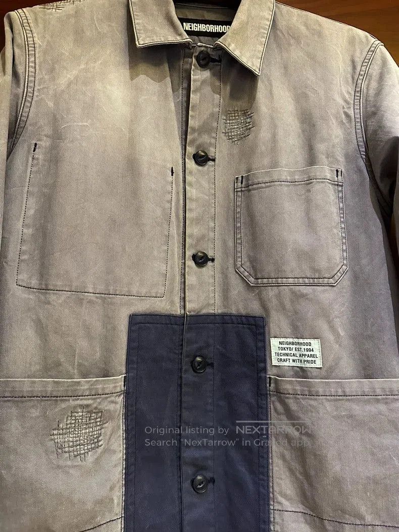 Neighborhood Neighborhood Light Gray Blue Jacket. Size US L / EU 52-54 / 3 - 2 Thumbnail