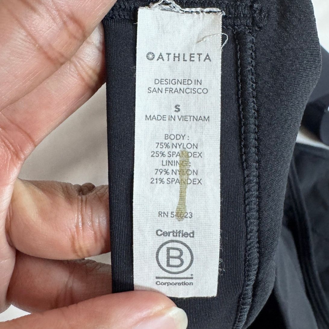 Athleta Athleta Black Sports Bra Support Strappy Back Women’s Size S Size ONE SIZE - 5 Thumbnail