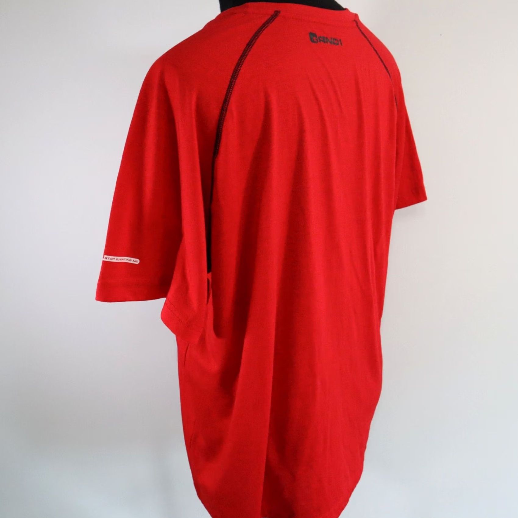 Vintage AND1 T-Shirt Mens XL Red Crew Neck Pocket Tee Short Sleeve Activewear Size US XL / EU 56 / 4 - 5 Thumbnail
