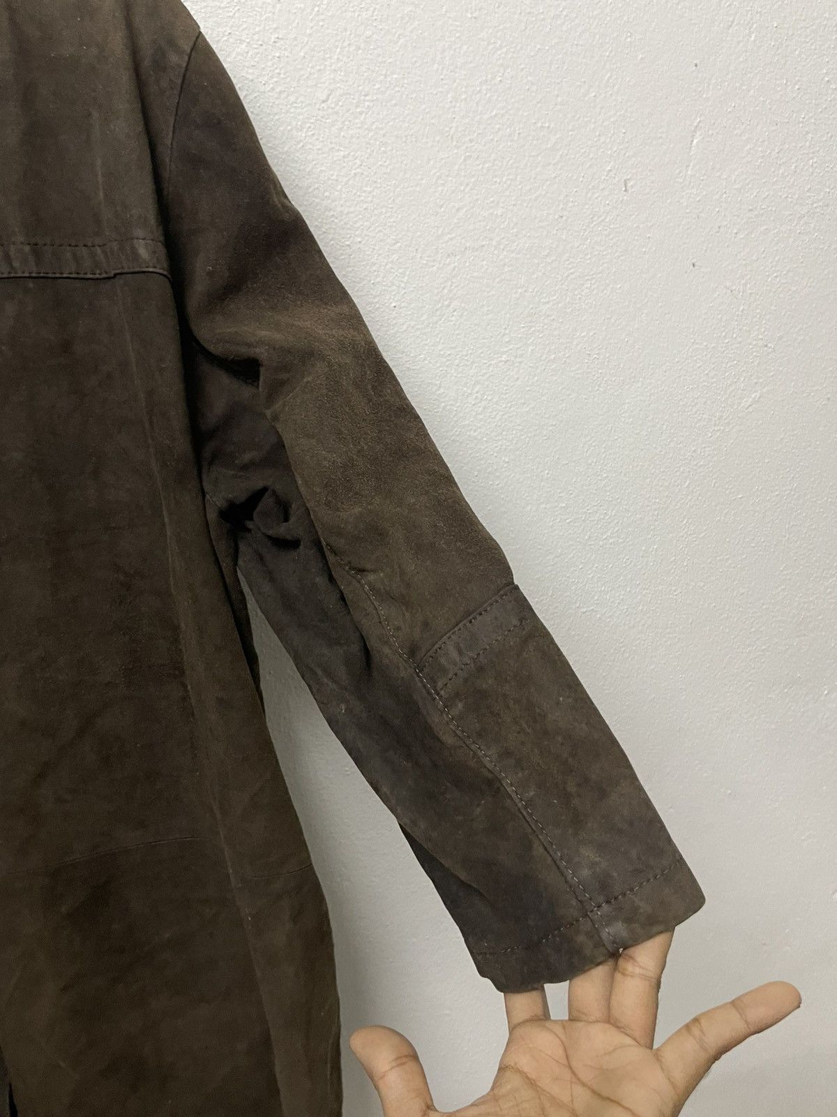 Gucci AW 1998 GUCCI BY TOMFORD SUEDE LEATHER COAT Size US L / EU 52-54 / 3 - 16 Thumbnail