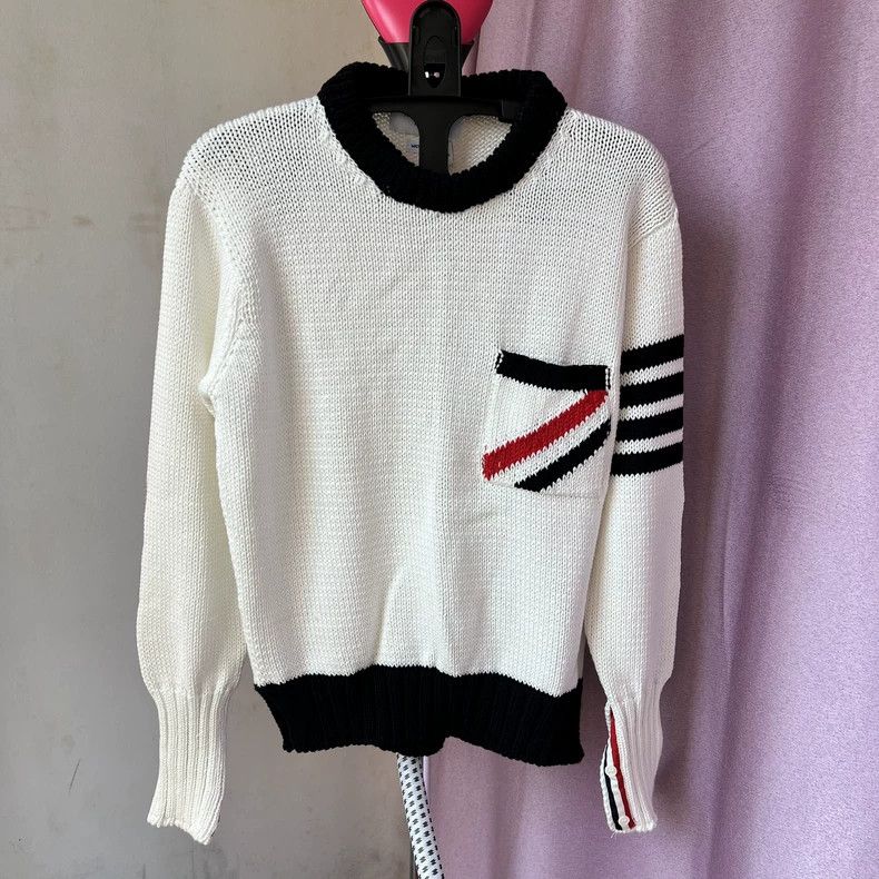 Thom Browne Thom Browne size1 Knitted sweater Size US S / EU 44-46 / 1 - 1 Thumbnail