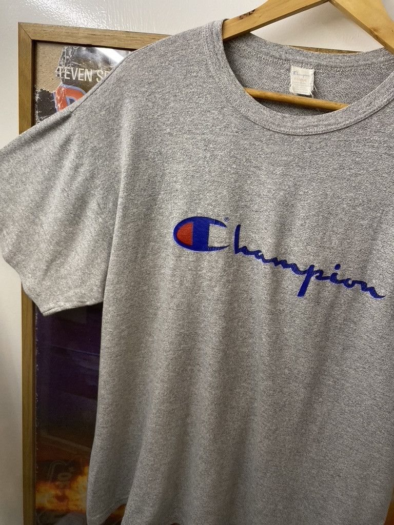 Champion 90s Vintage Champion Sports Classic Centre Spellout Tee Size US XL / EU 56 / 4 - 4 Thumbnail