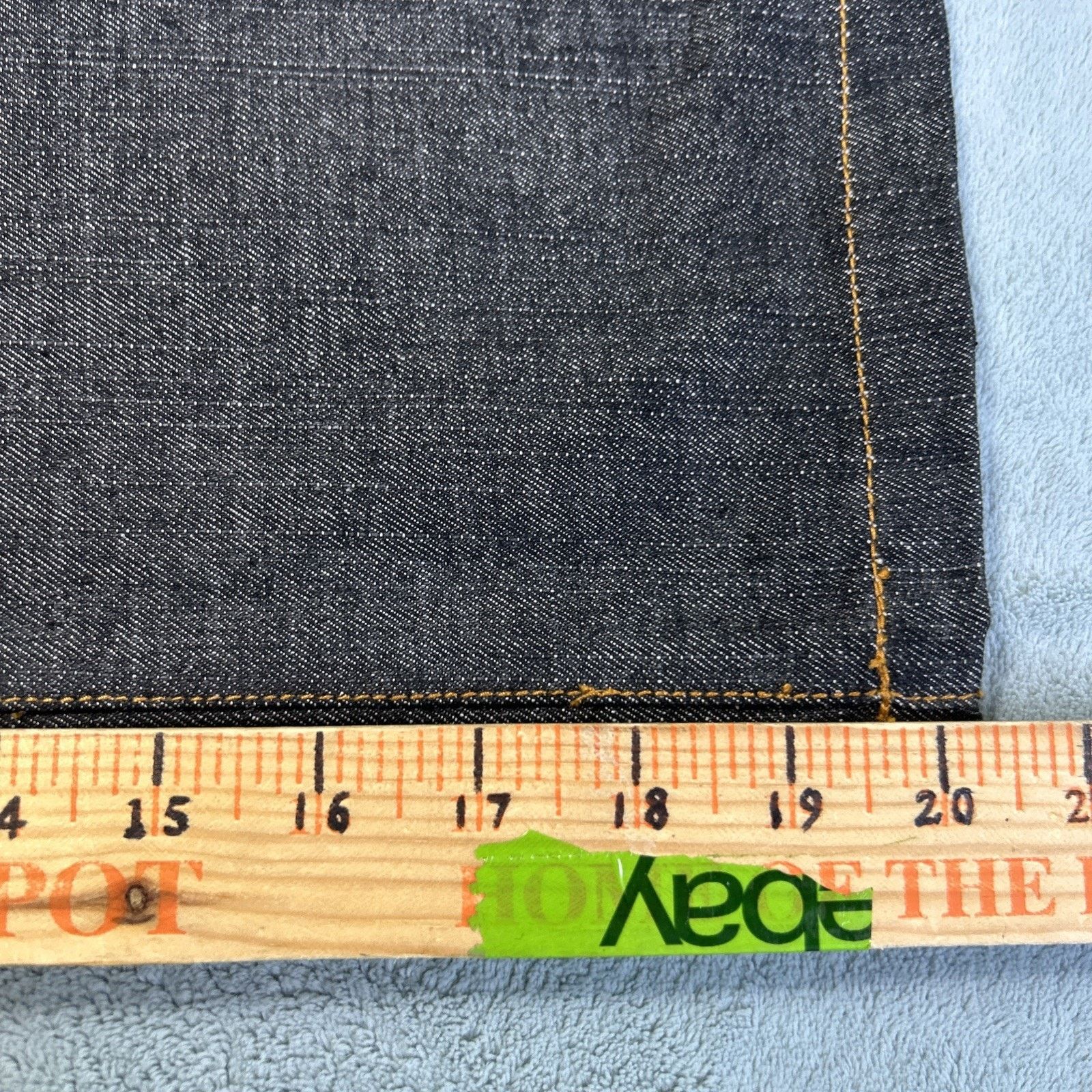 JNCO Beyond Baggy Embroidered Jeans Youth Large 27x20 Loose Wide Size US 27 - 20 Thumbnail