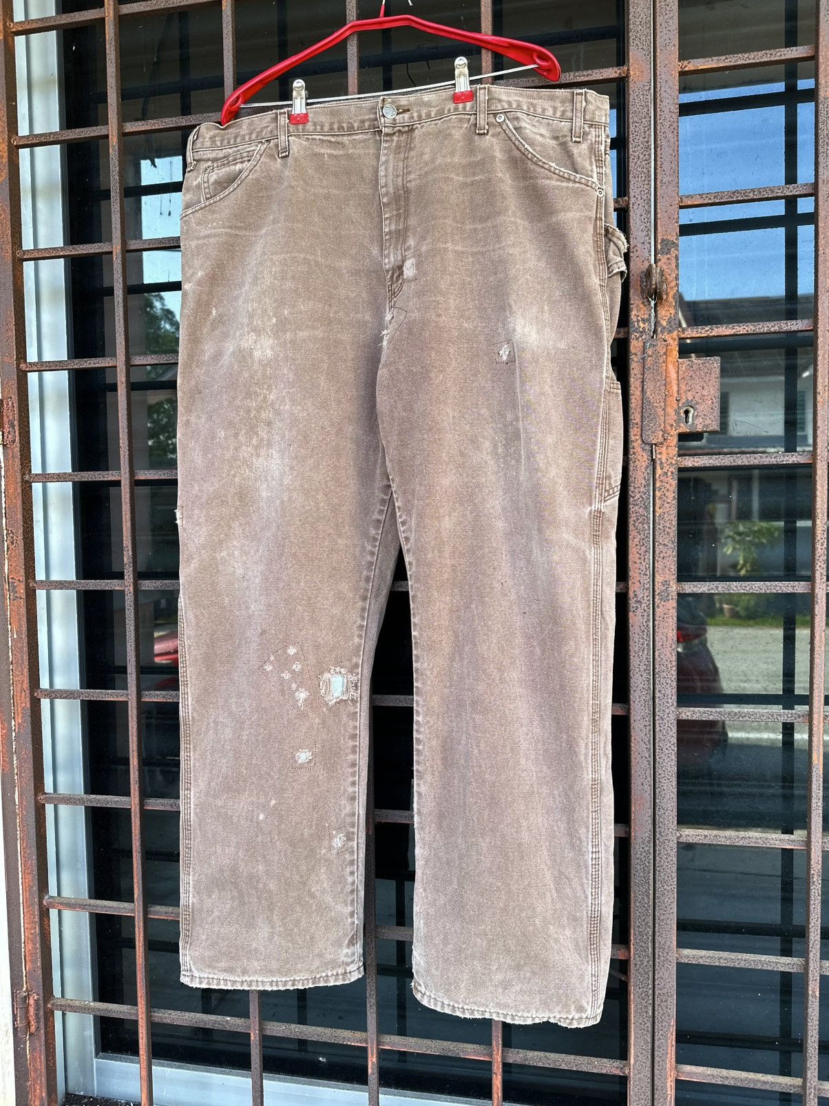 Vintage Thrashed Distressed Dickies ERD Grunge Carpenter Jeans Size US 41 - 6 Thumbnail