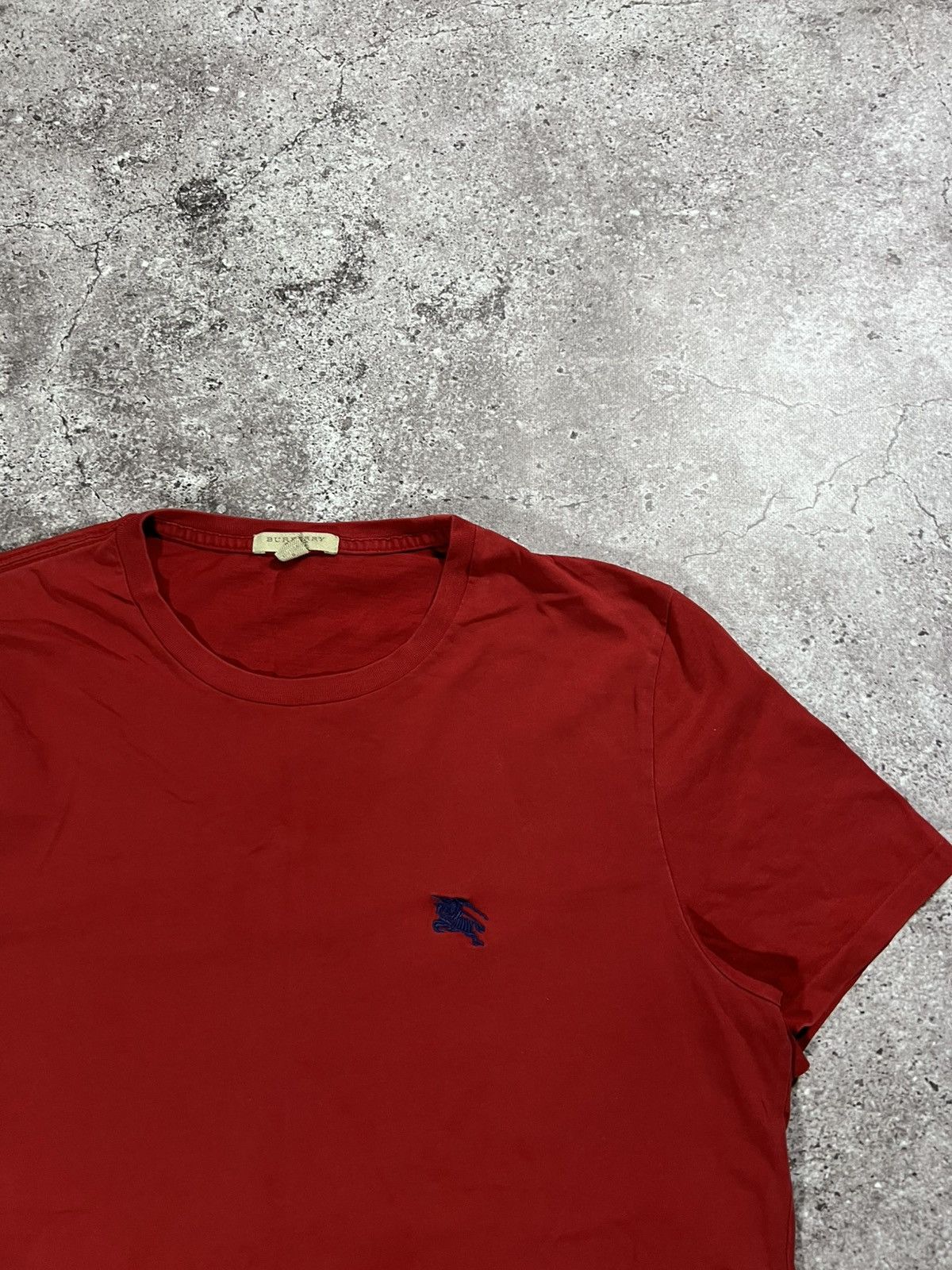 Burberry Vintage BURBERRY BRIT Embroidery Design T-Shirt Logo Check Size US L / EU 52-54 / 3 - 2 Thumbnail