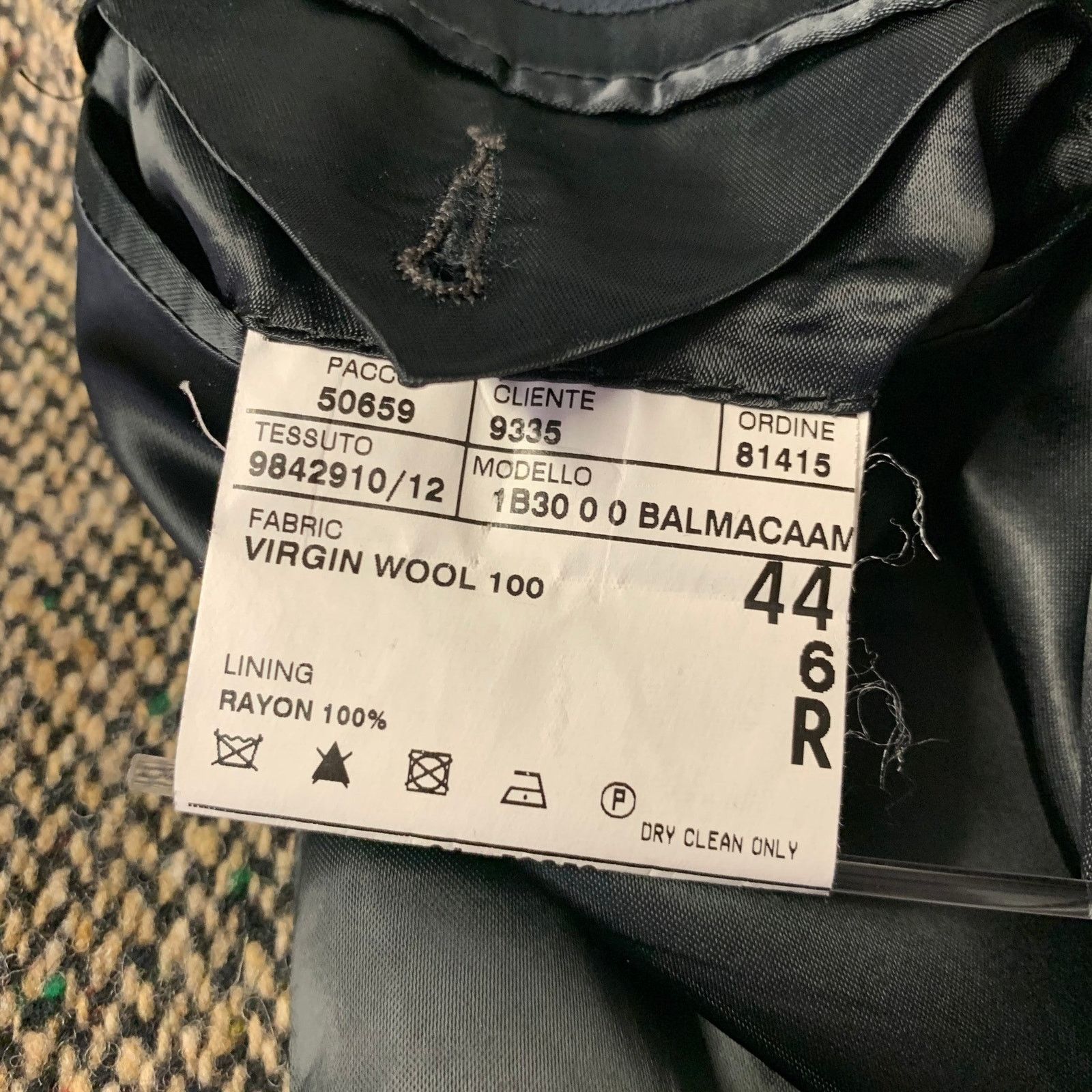 Ralph Lauren RALPH LAUREN Size 44 Tan Black Wool Hidden Placket Coat Size US S / EU 44-46 / 1 - 5 Thumbnail