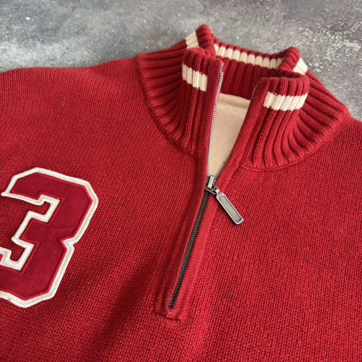 20471120 × Vintage Snow Polo Cup Vintage Knit Sweater (Ralph Lauren style) Size US M / EU 48-50 / 2 - 5 Thumbnail