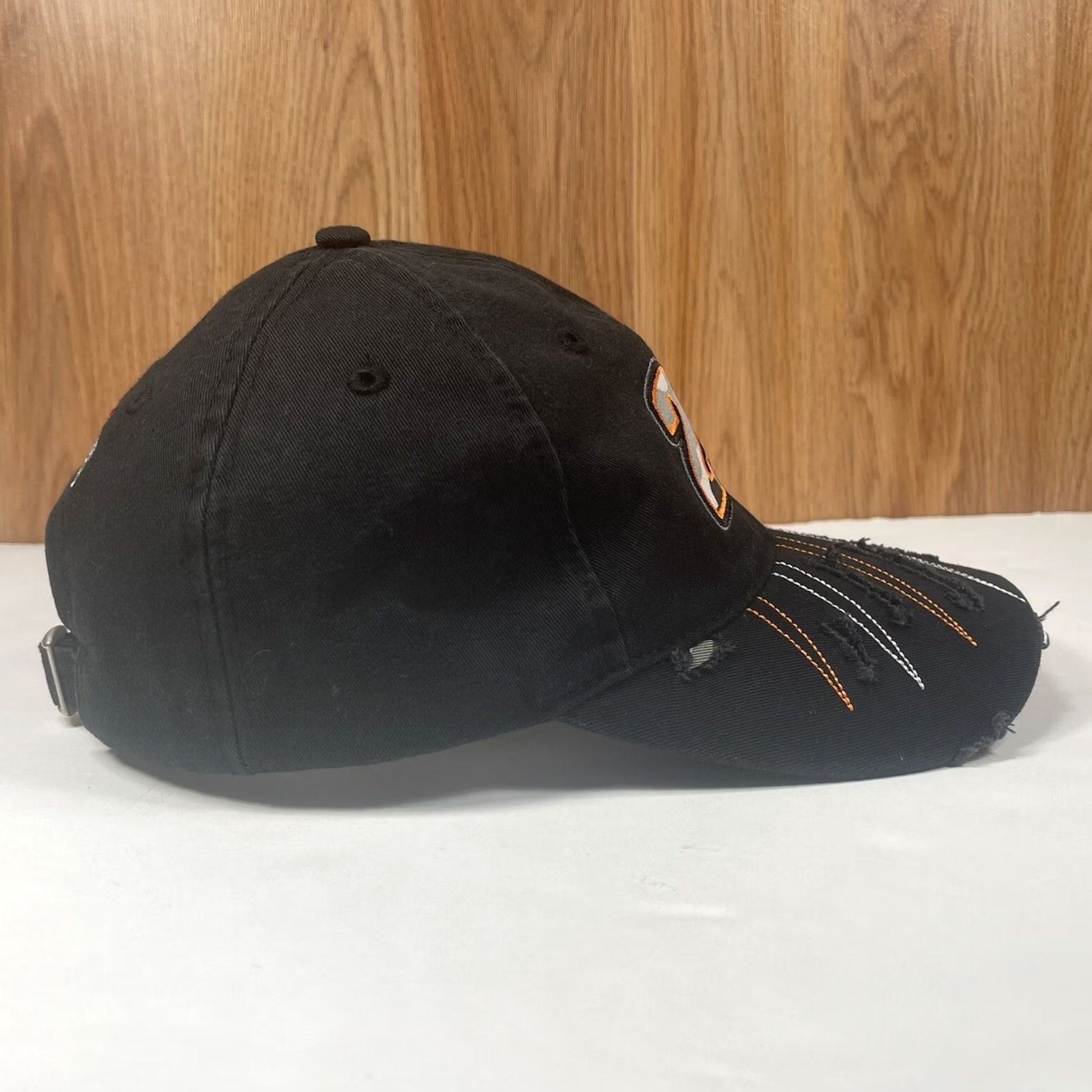 Chase Authentics Chase Authentics NASCAR #20 Joe Gibbs Racing Adult Adjustable StrapBack Hat Cap Black Baseball Cap Mens Cap Size ONE SIZE - 6 Thumbnail