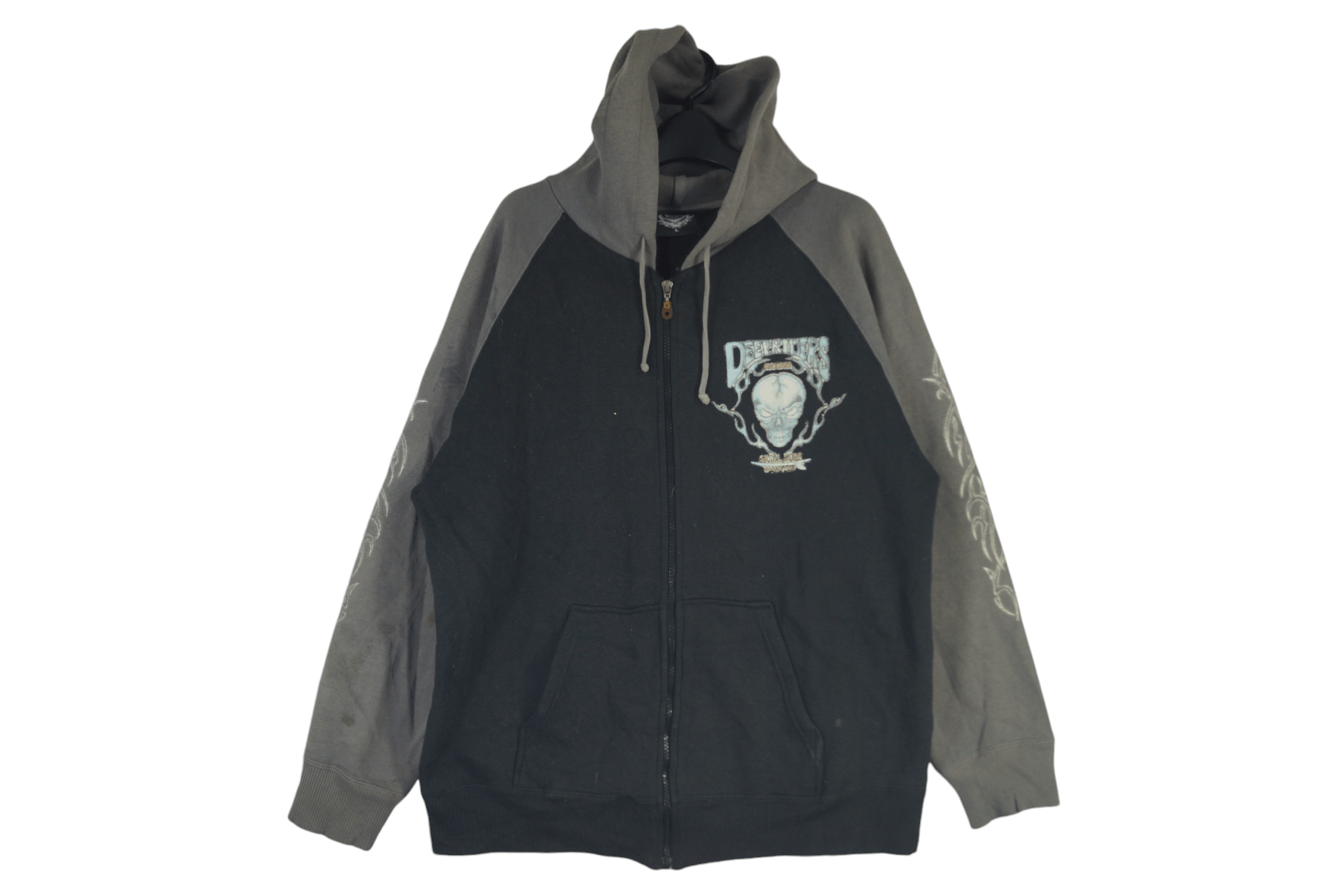 Vintage Skull Surf Sweater Zipper Hoodie Nice Design Size US L / EU 52-54 / 3 - 1 Thumbnail