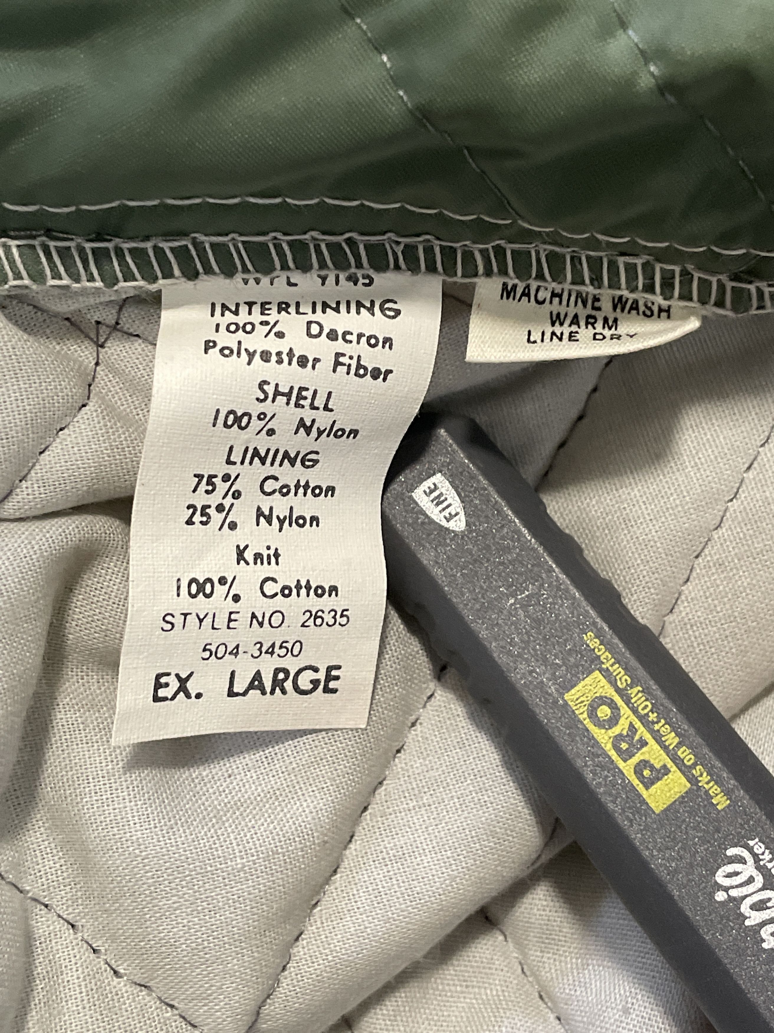 Other Military Green Puffer Insulation Pants Size XL Size US 36 / EU 52 - 4 Thumbnail