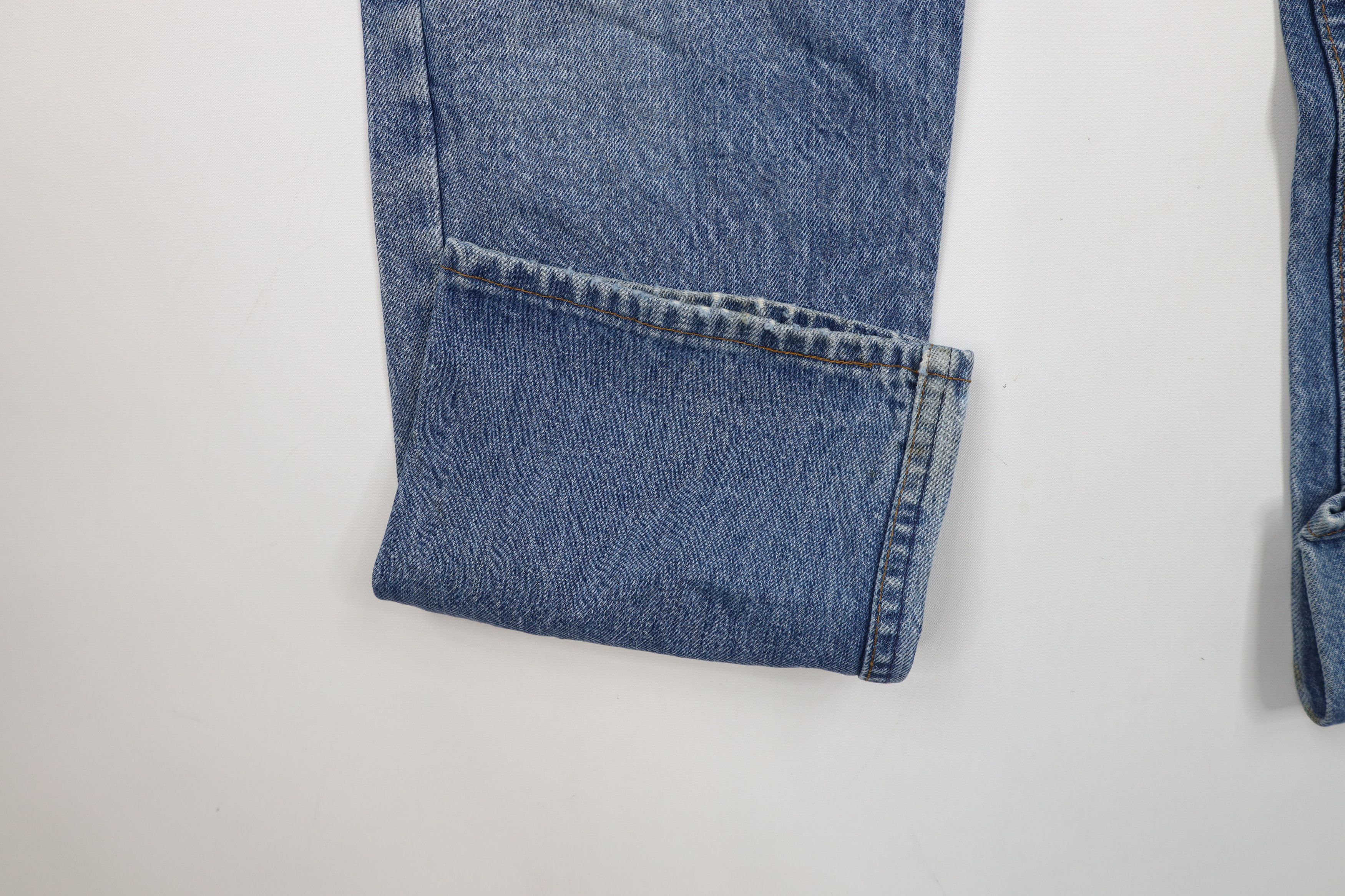 Vintage Vintage 70s Streetwear Straight Leg Denim Jeans Blue Cotton Size US 32 / EU 48 - 7 Thumbnail