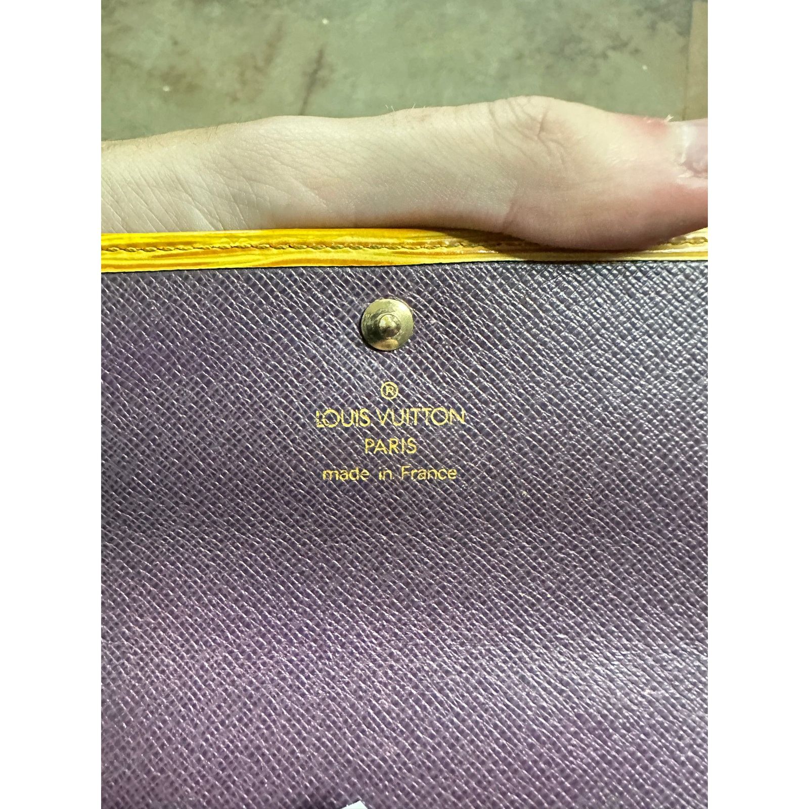 Louis Vuitton LV Wallet Yellow Used OS Size ONE SIZE - 4 Thumbnail
