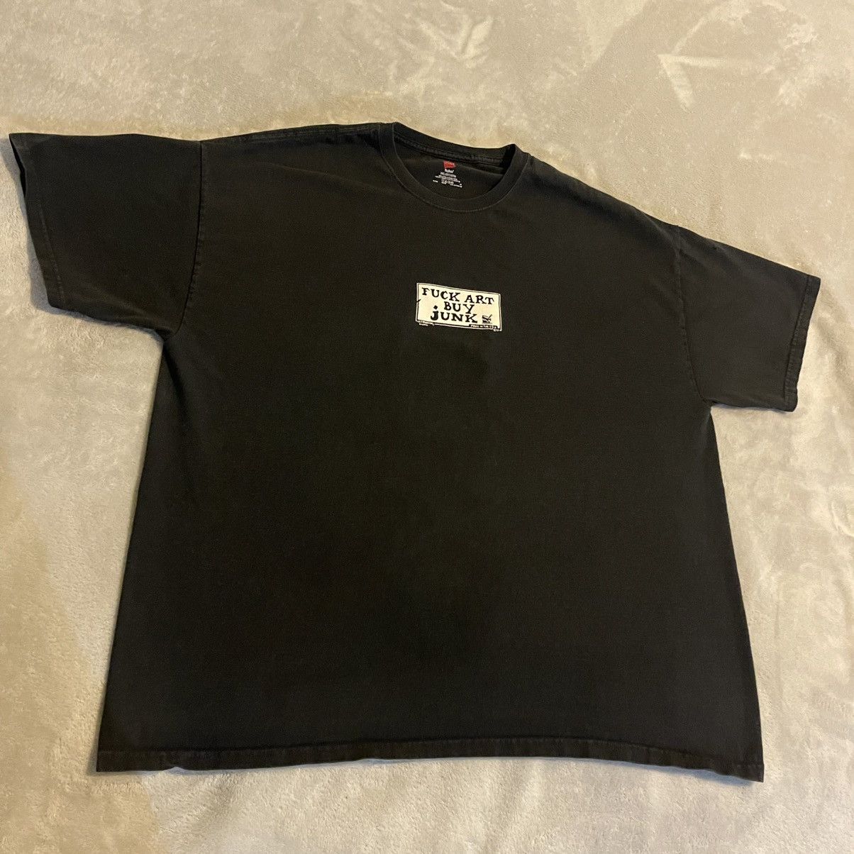 Hanes Vintage Shirt Men 2XL Black Workout Streetwear Gym Tee Size US XXL / EU 58 / 5 - 1 Thumbnail