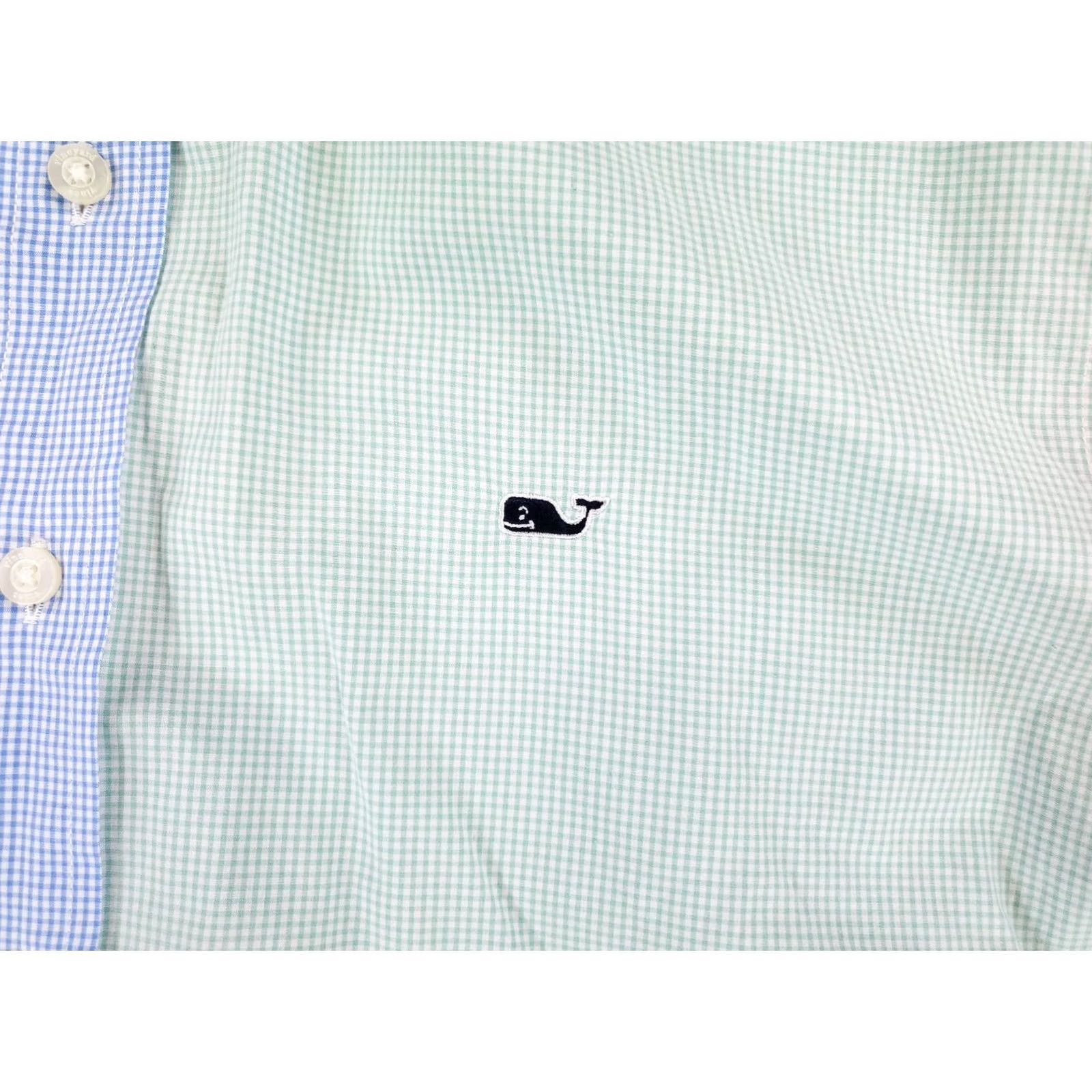 Vineyard Vines Vineyard Vines Button-Up Shirt Long Sleeve Color Block Whale Mens M Multicolor Check Shirt Size US M / EU 48-50 / 2 - 3 Thumbnail