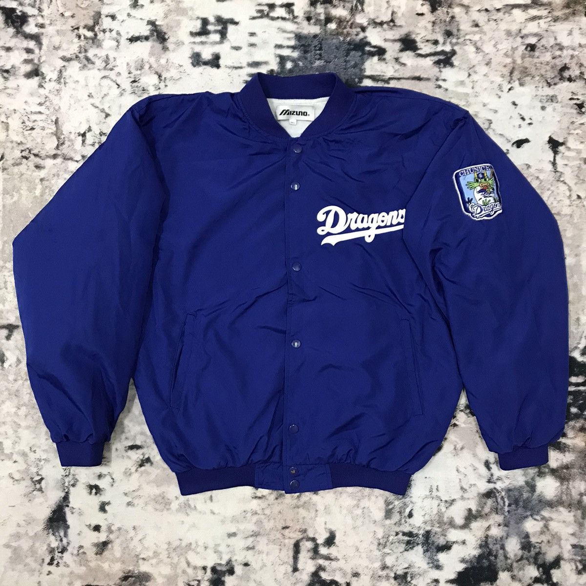 MLB × Mizuno × Vintage Vintage 90s Mizuno X Dragon Baseball MLB Bomber Jacket Size US M / EU 48-50 / 2 - 1 Thumbnail
