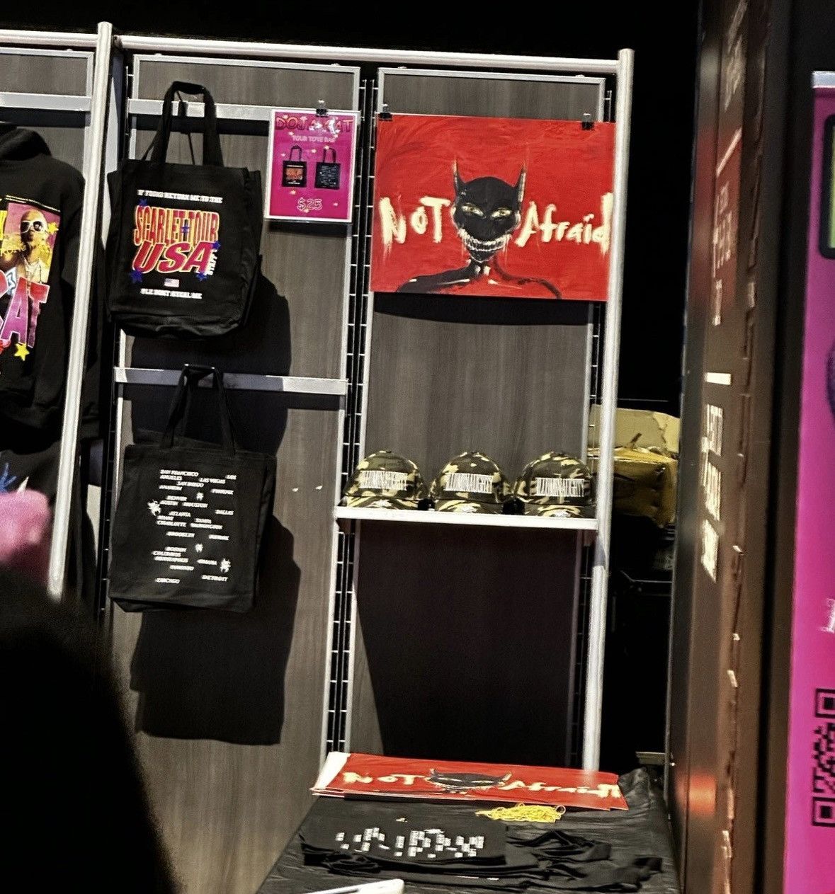 Band Tees DOJA CAT SCARLET TOUR: NOT AFRAID POSTER Size ONE SIZE - 4 Thumbnail