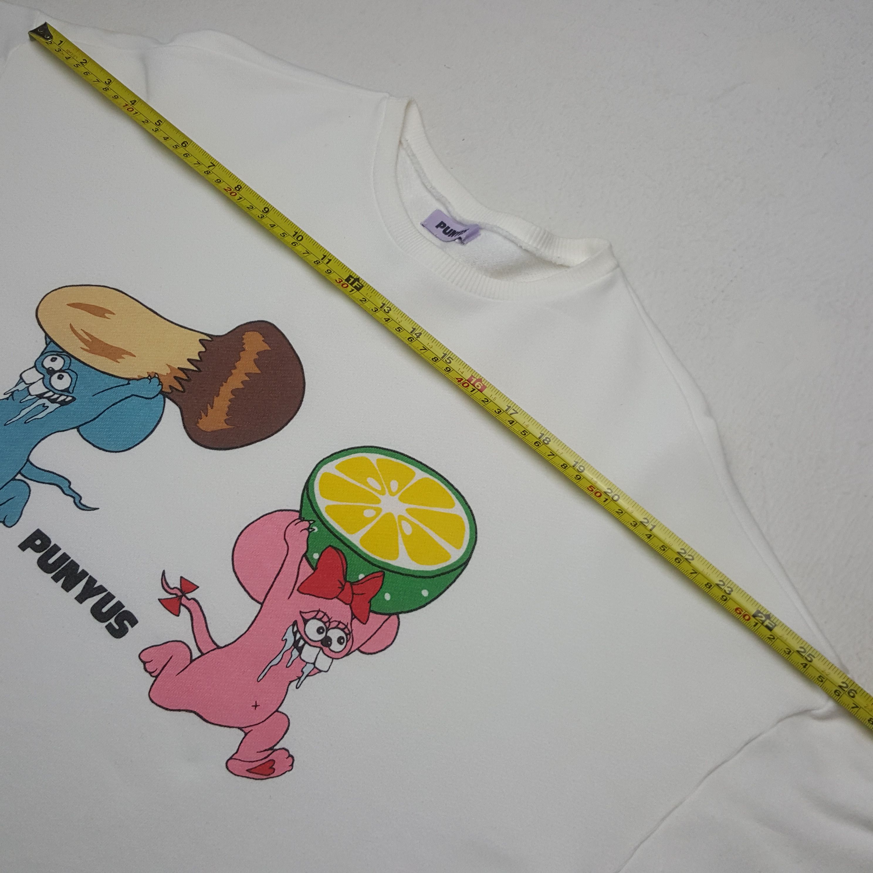 Japanese Brand × Vintage Vintage Punyus Sweatshirt Size US XL / EU 56 / 4 - 5 Thumbnail