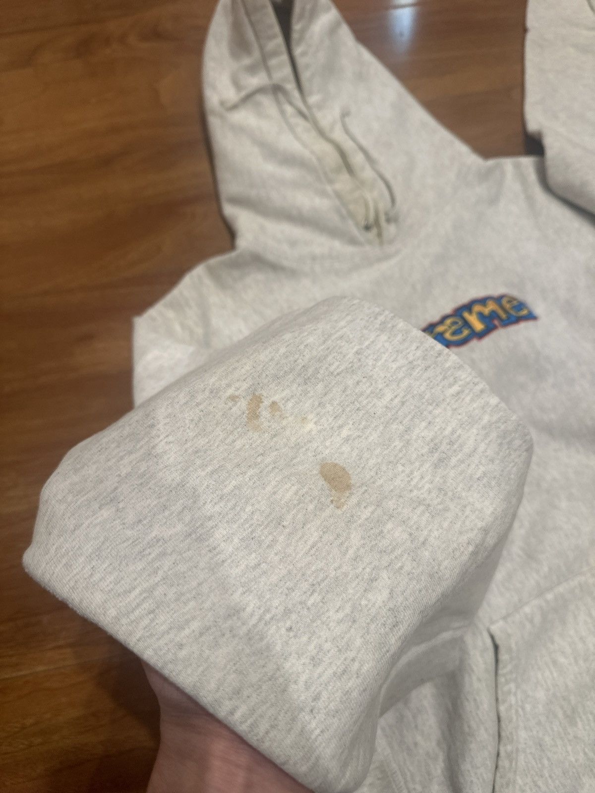 Supreme Supreme Men’s Hoodie -Grey Size US M / EU 48-50 / 2 - 3 Thumbnail
