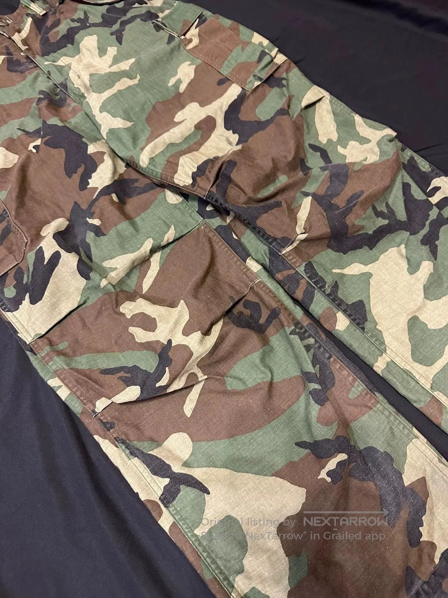 Vintage Vintage 80s M65 Camo Cargo Pants. Size US 28 / EU 44 - 4 Thumbnail